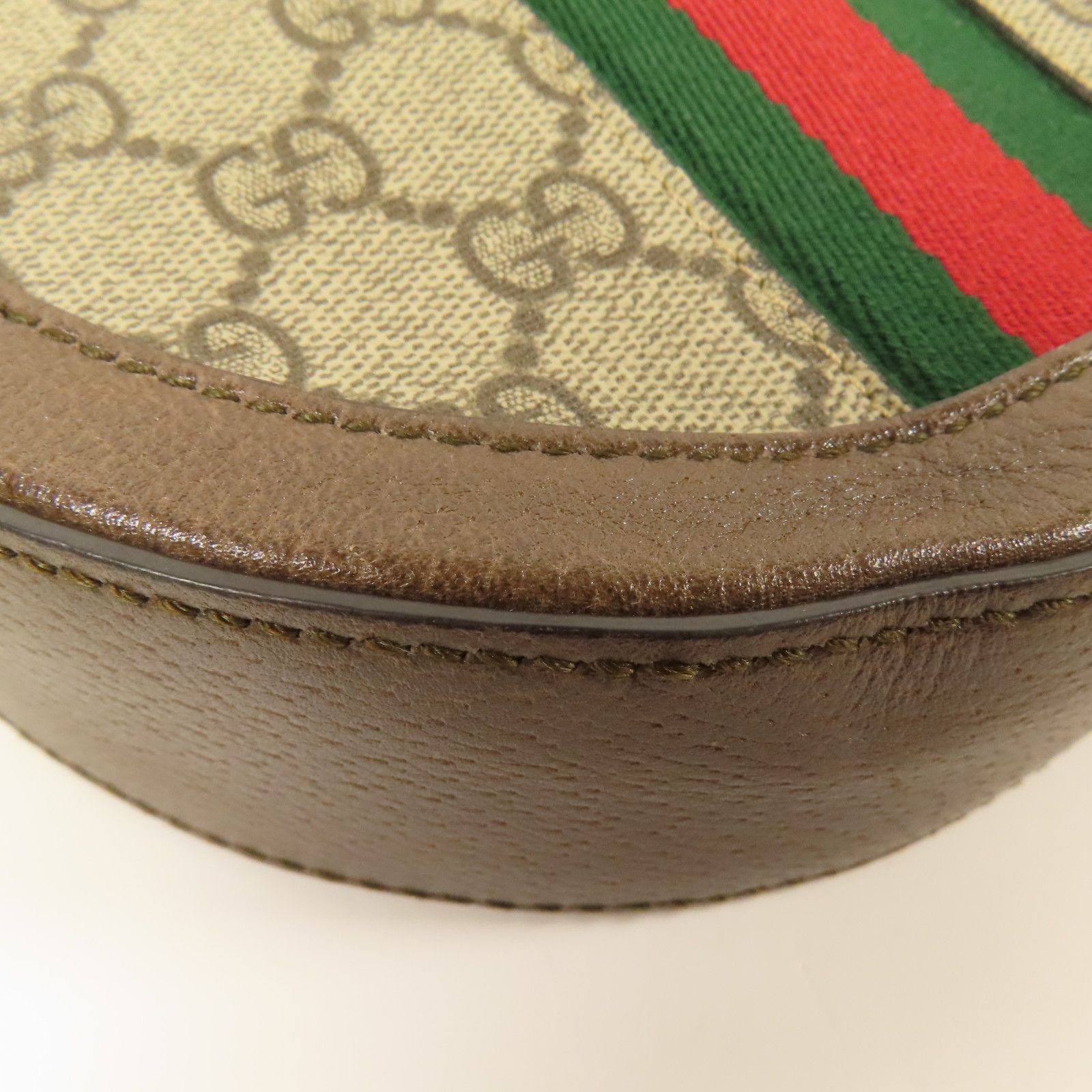 Gucci Mini Ophidia Round Backpack, GG Supreme