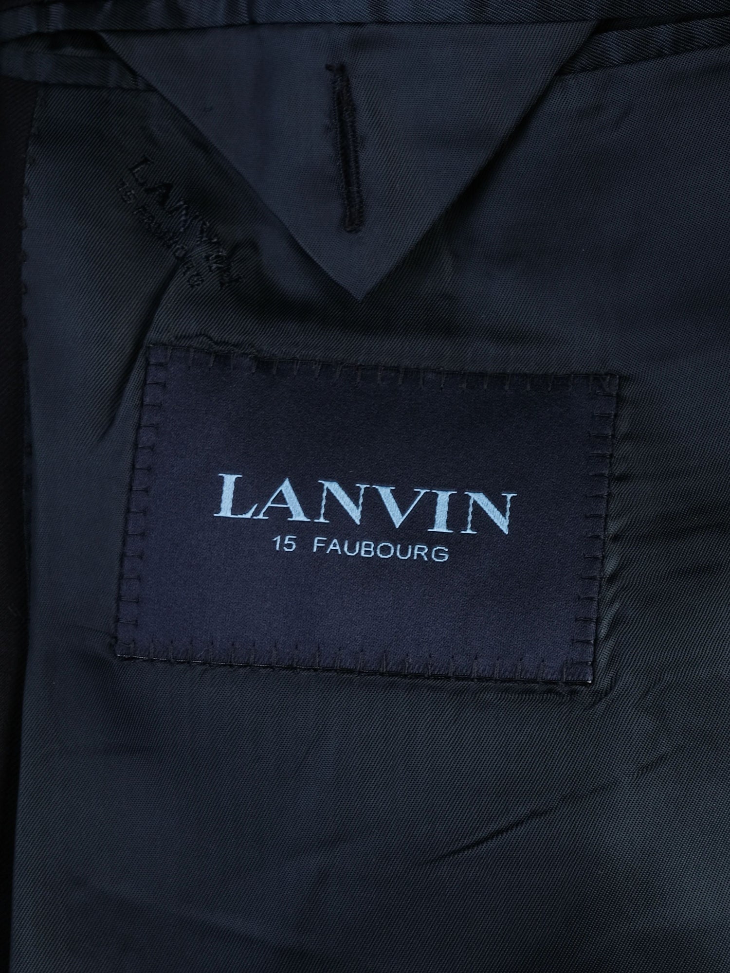 Excellent Lanvin Black Formal Blazer Size XXL for Men