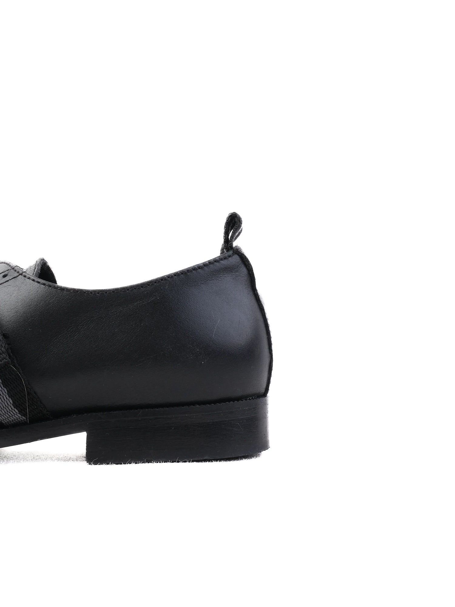 Excellent Missouri Black Leather Brogue Shoes Size 33 for Kids