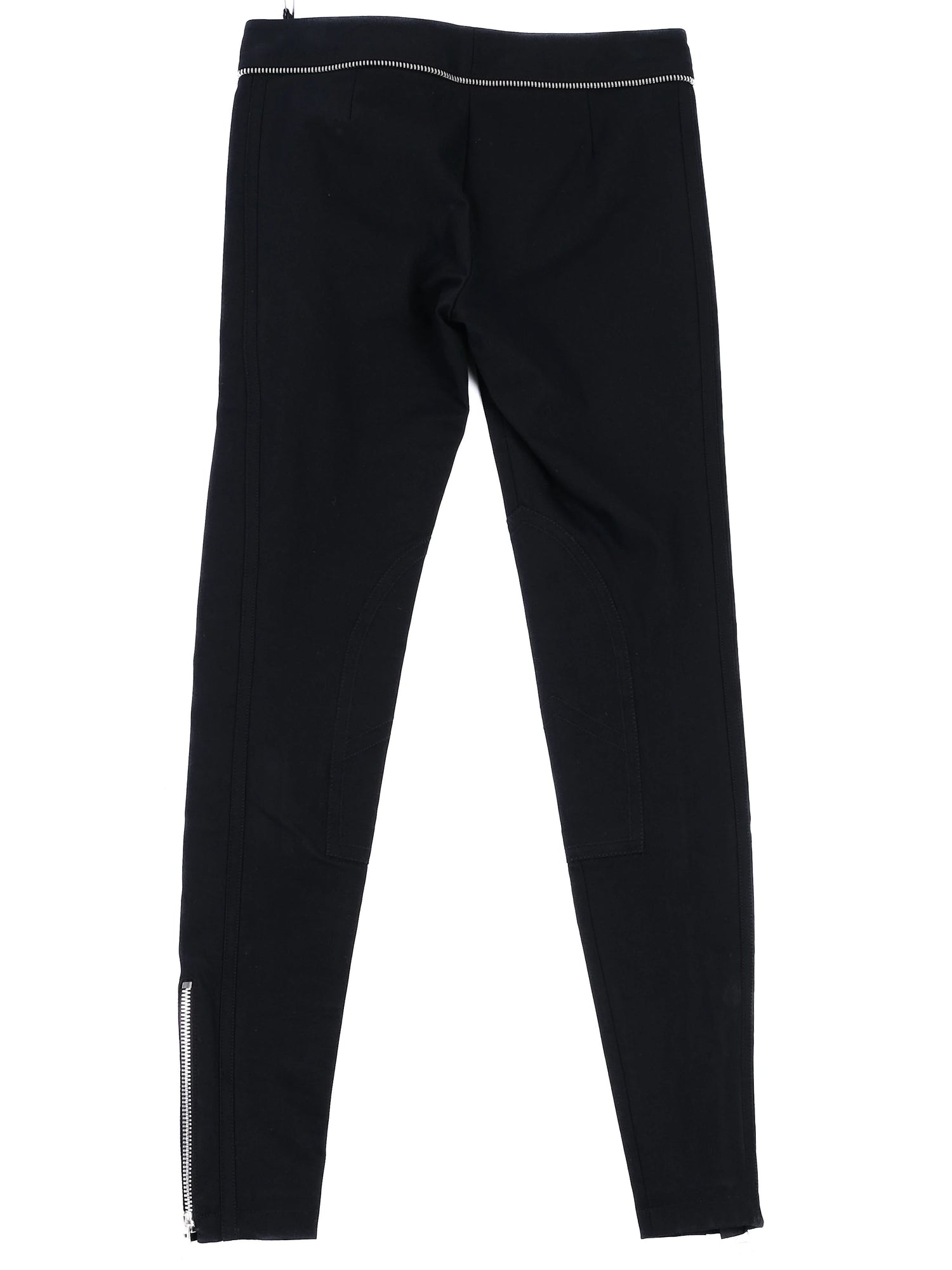 NEW Gucci Black Nylon Pants Size S with Zippers at Ankle