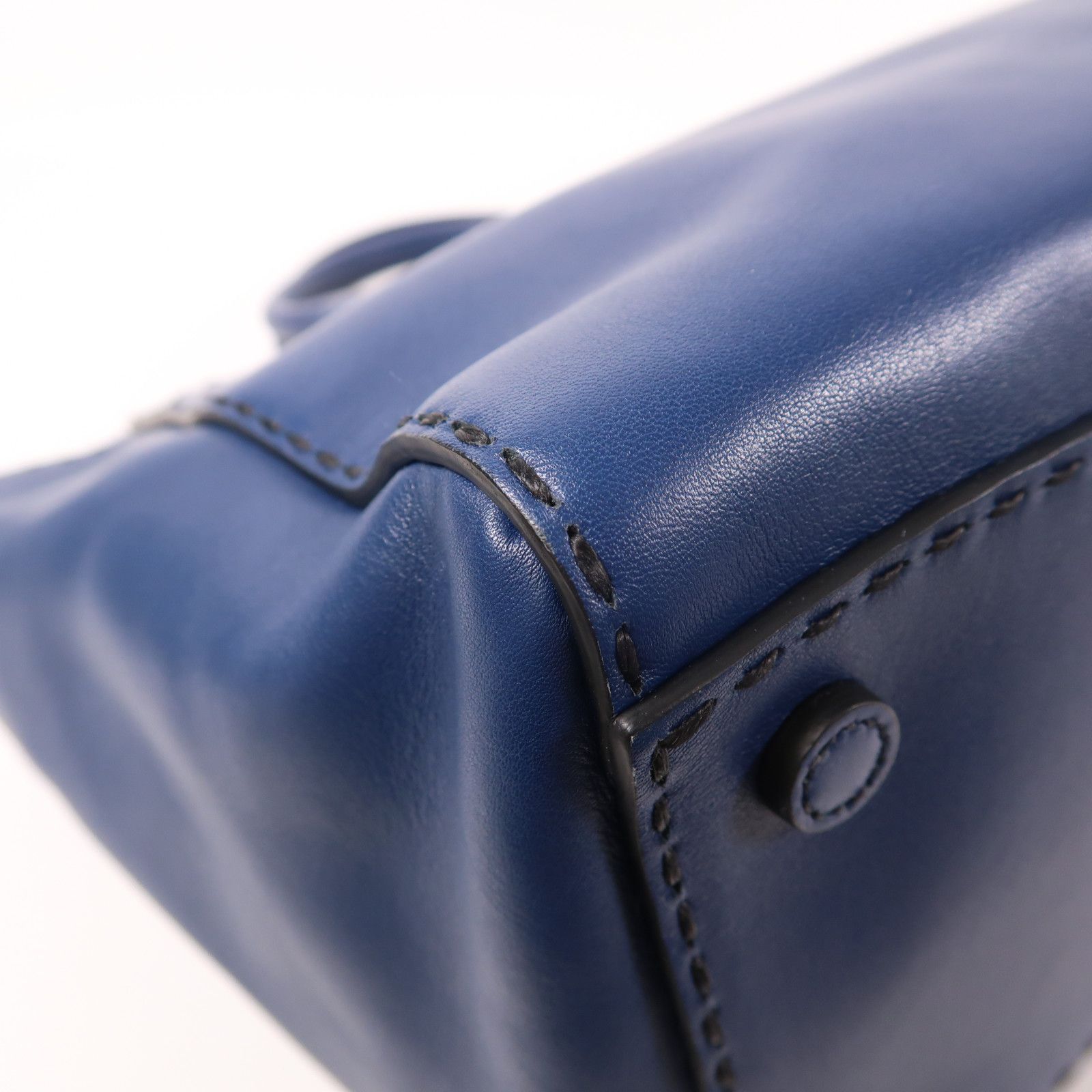 Prada Cowhide Leather 2Way Shoulder Bag 2way Shoulder Bag Blue Calfskin (cowhide) Bn 2857