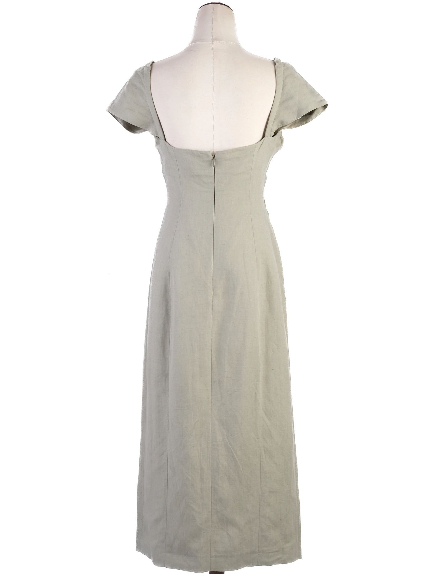Excellent Jacquemus Green Off-Shoulder Dress Size M Viscose