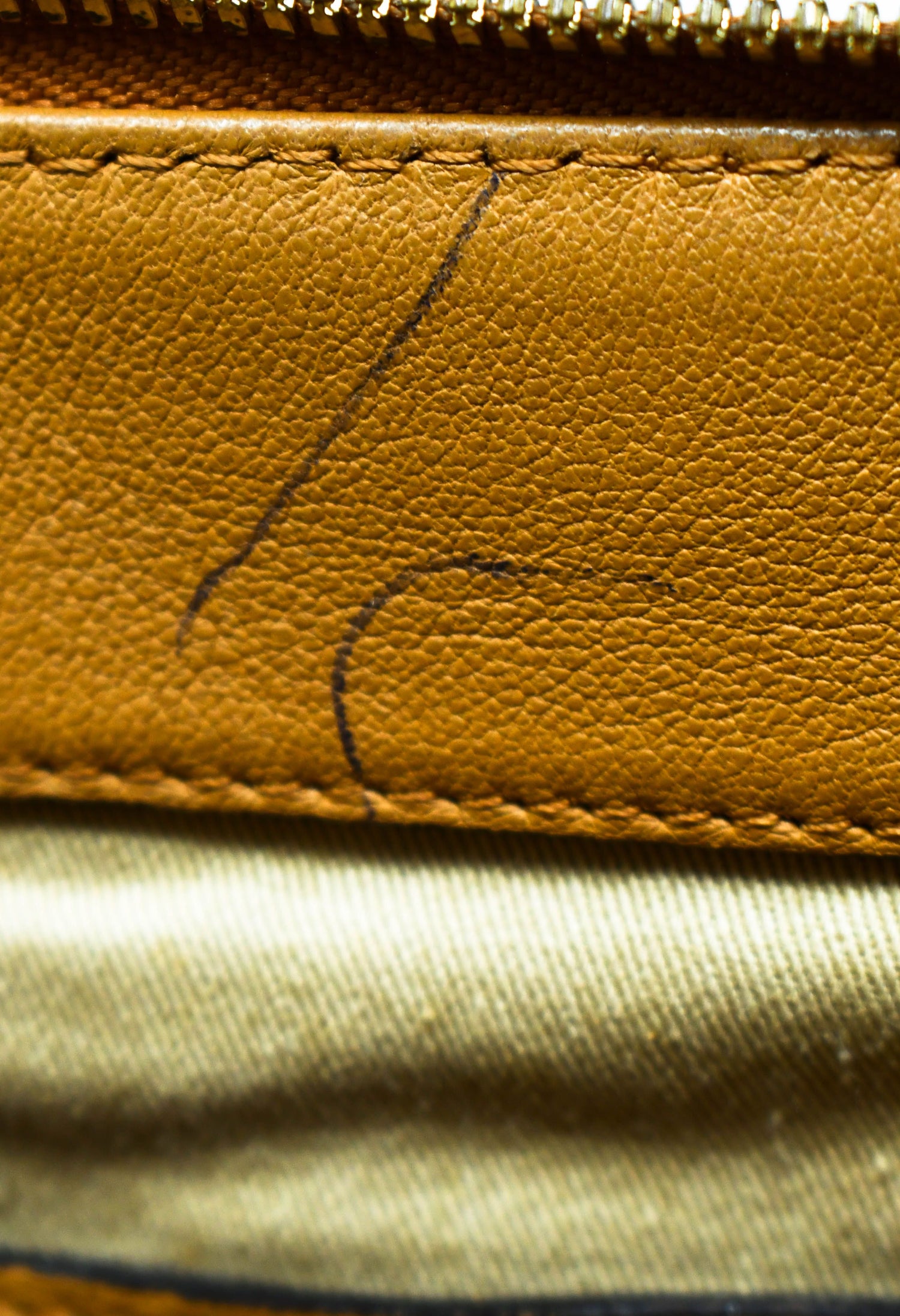 MCM Shoulder Bag Camel Cognac