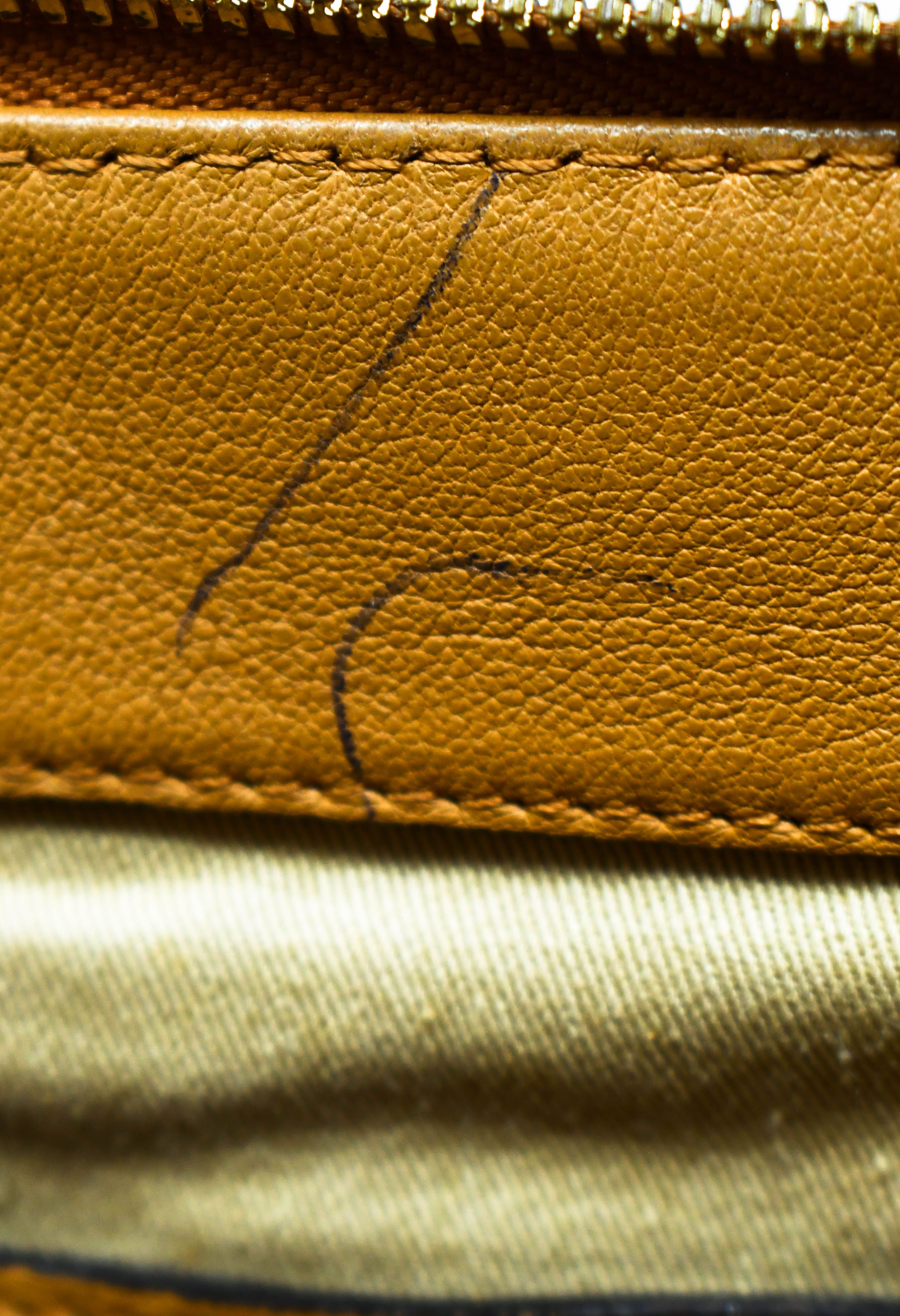 MCM Shoulder Bag Camel Cognac