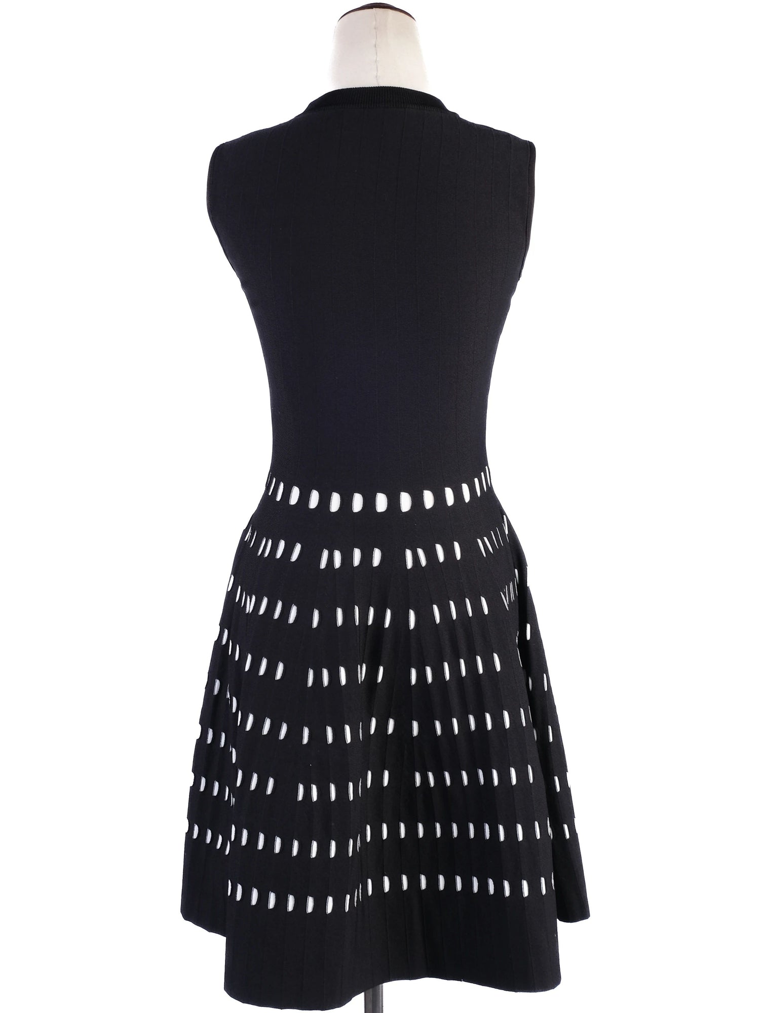 Excellent Alexander McQueen Black Sleeveless Dress Size M