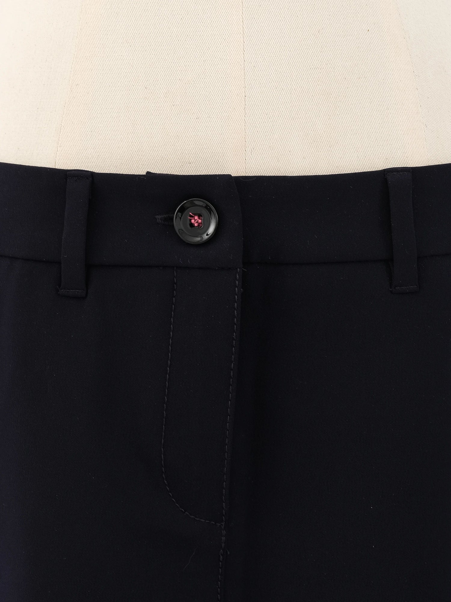 Excellent Marella Blue Pencil Skirt Size L Polyester with Pockets