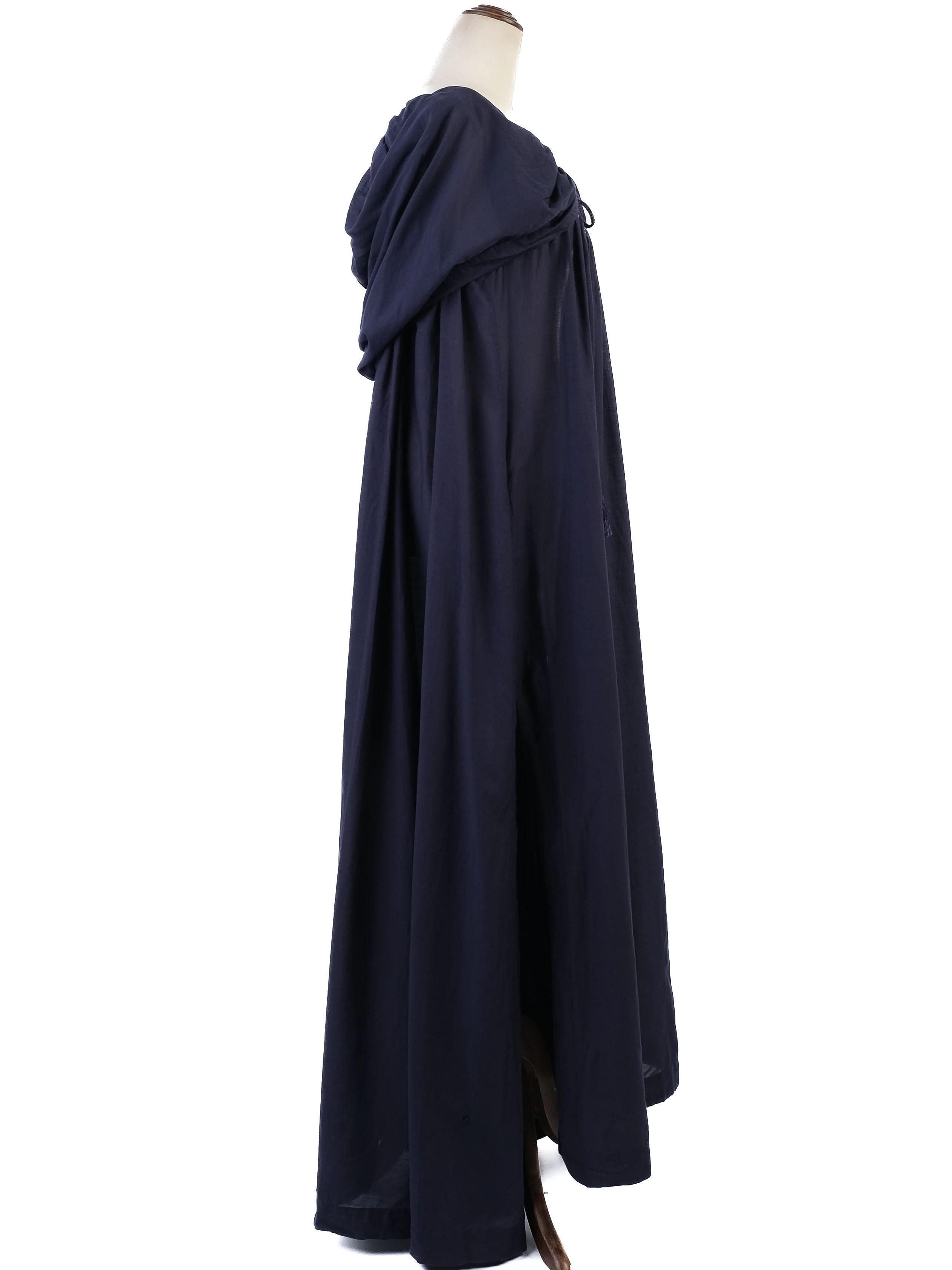 Excellent Thierry Colson Purple Silk Dress Size M with Tassels