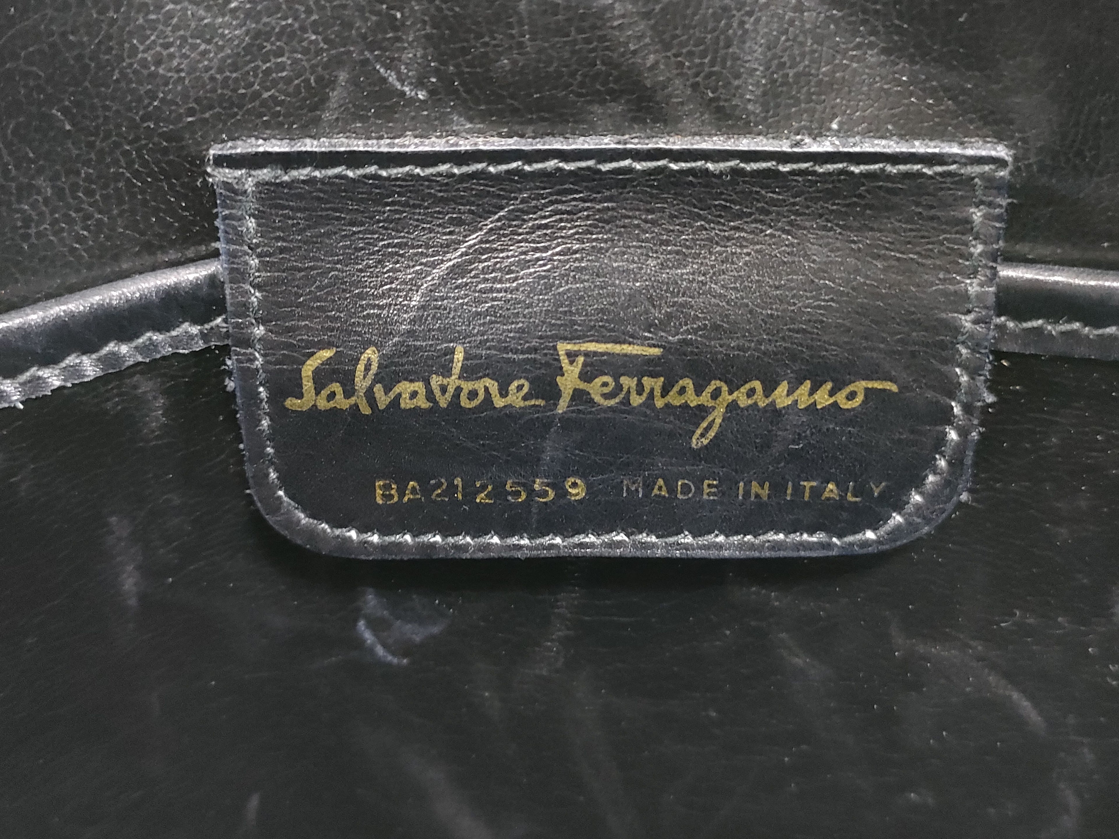 Salvatore Ferragamo Vara Leather Shoulder Bag