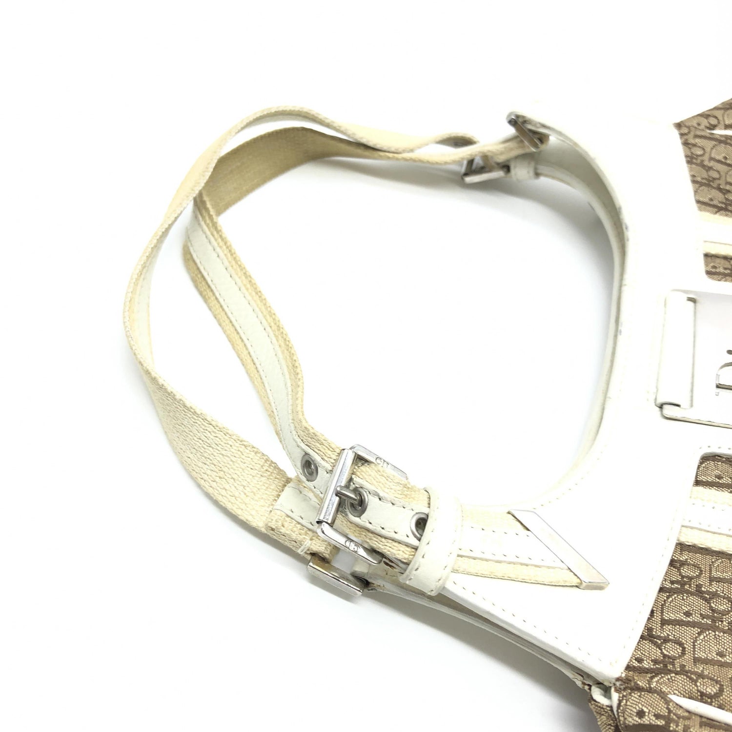 Dior Trotter Monogram Canvas Shoulder Bag