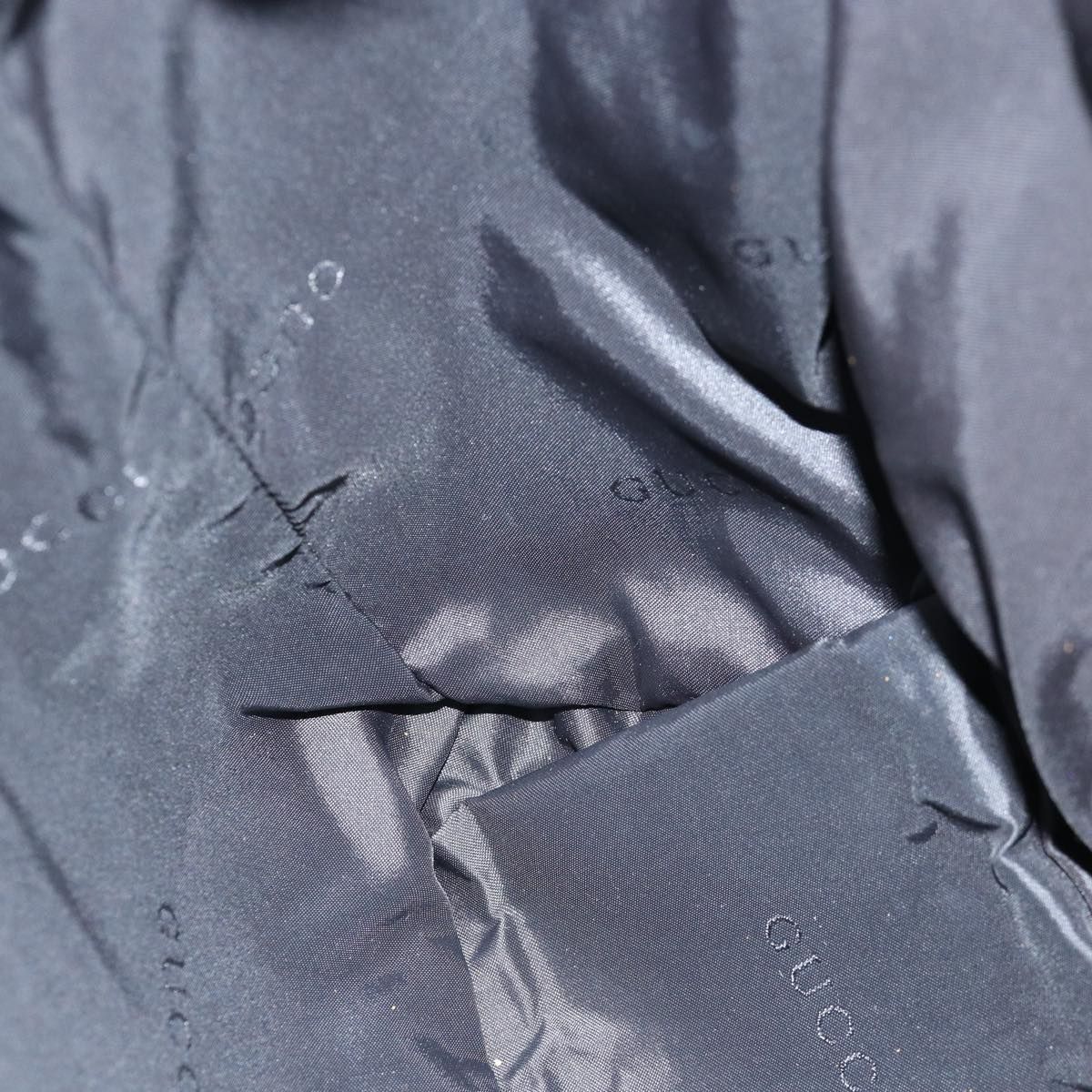 Gucci Backpack Nylon Leather Black
