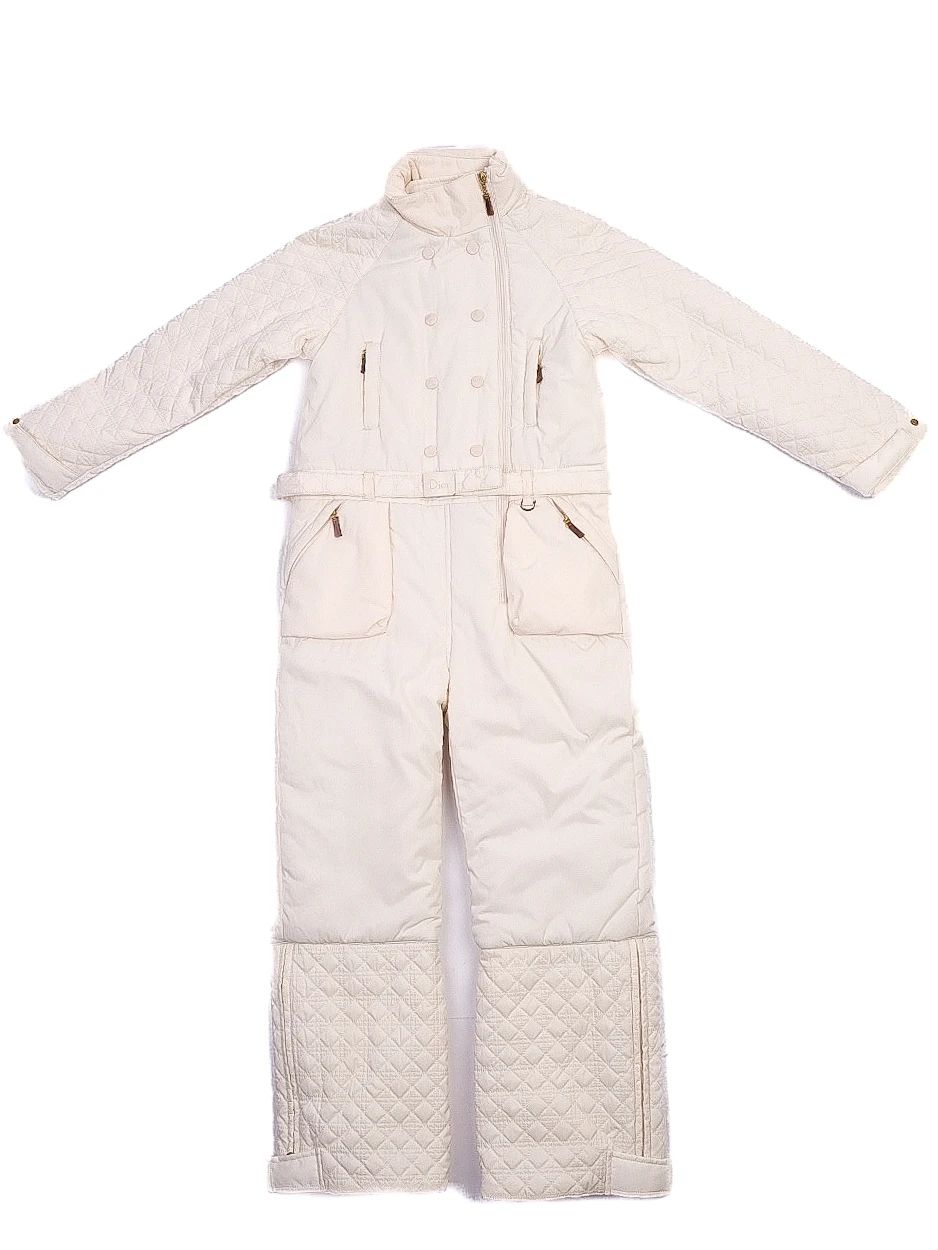 NEW Dior Kids White Quilted Snowsuit Size 10, Perfect Condition
