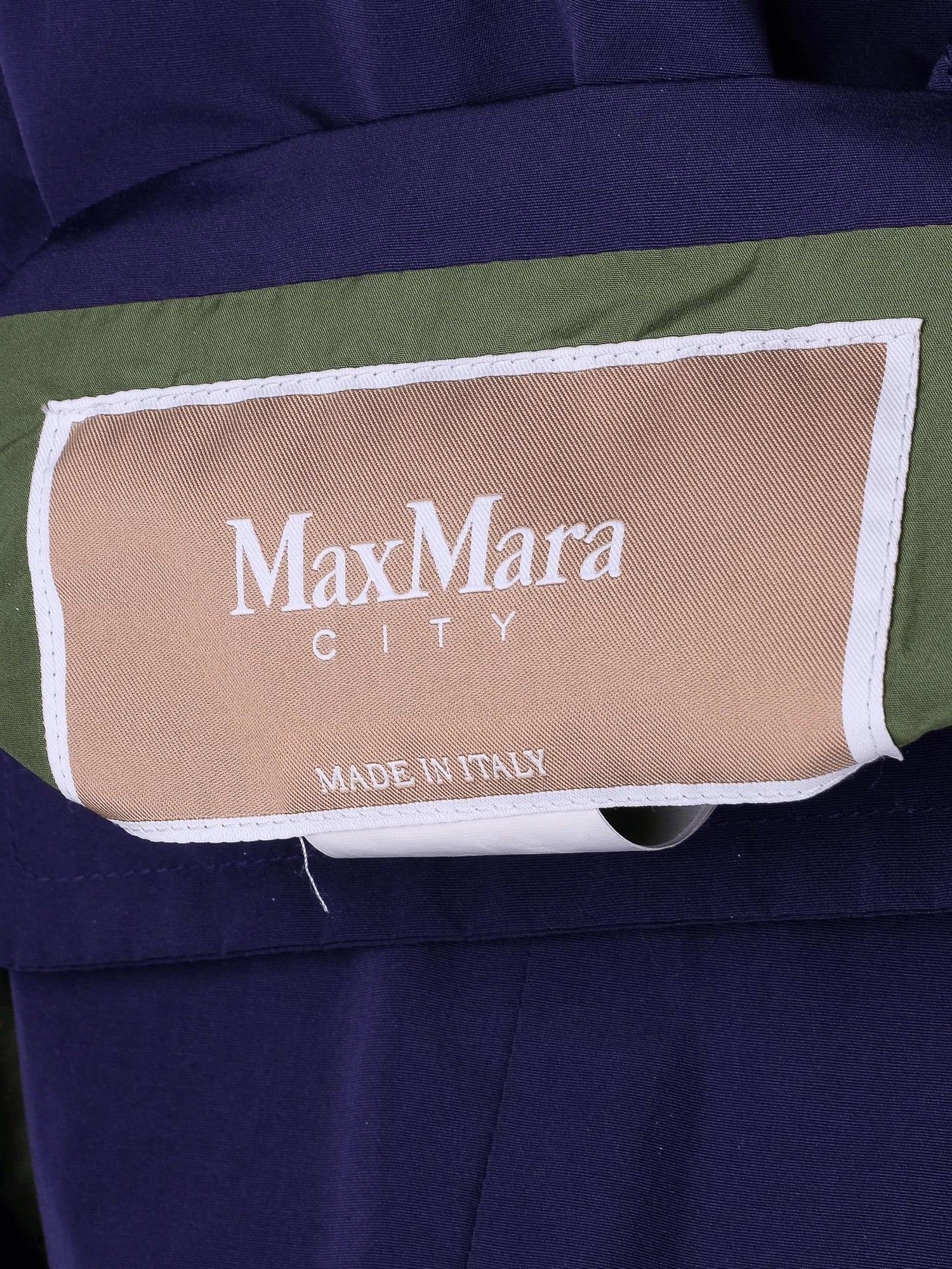 Max Mara Perfect Condition Blue Two-Tone Coat Size XS