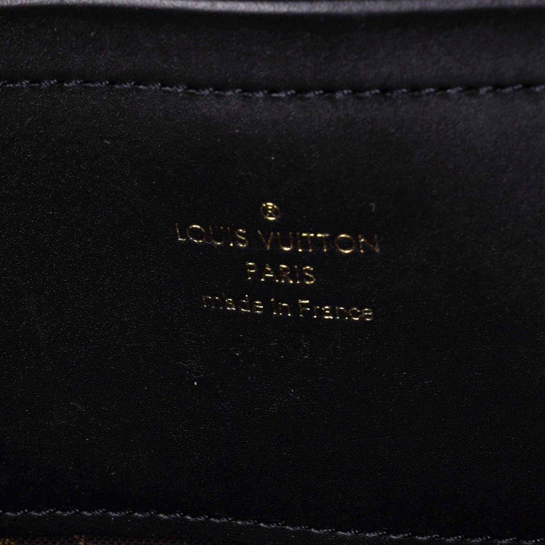 Louis Vuitton Utility Crossbody Bag Calfskin With Embossed Monogram Detail