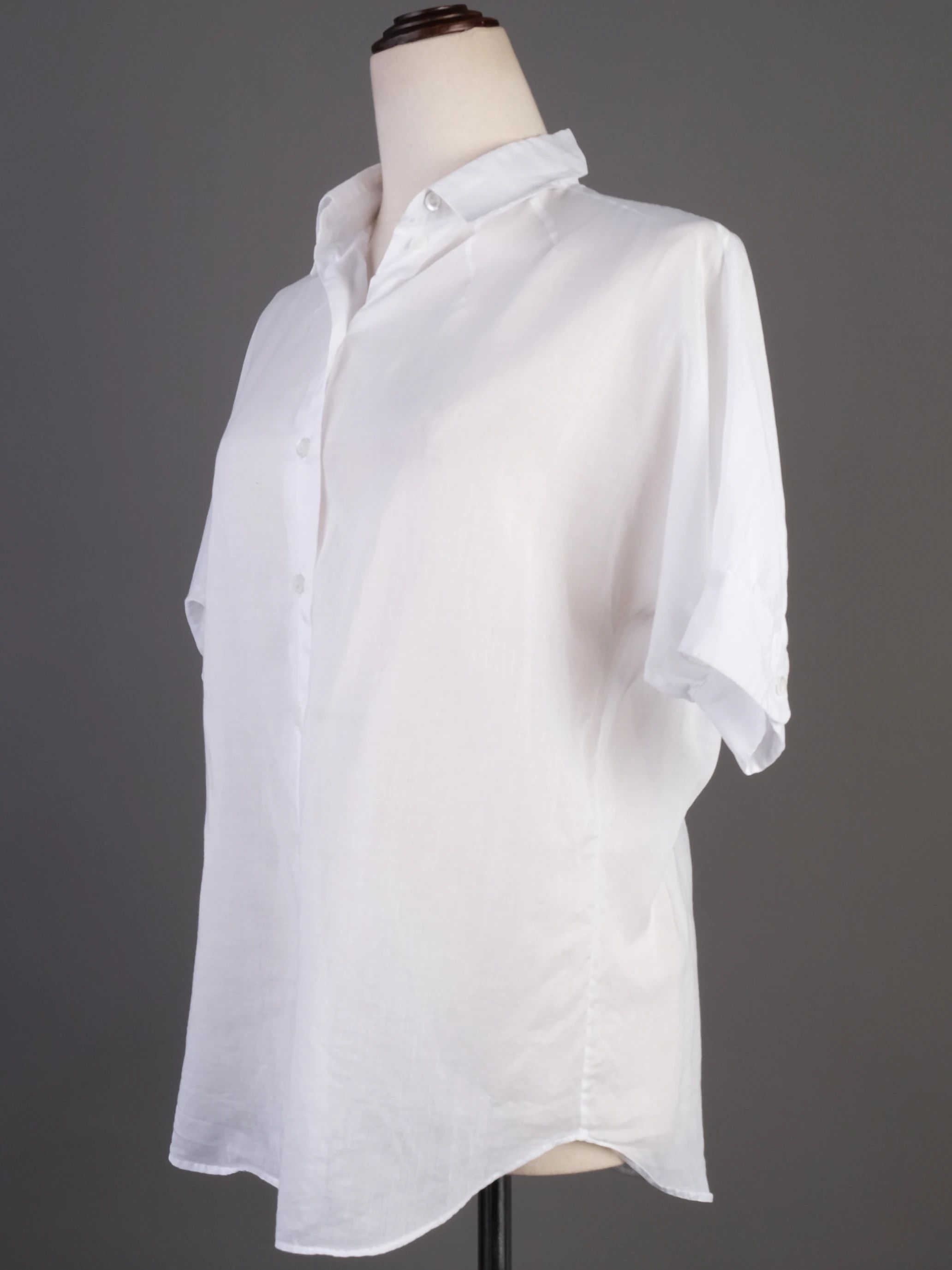 Excellent Moschino White Cotton Shirt Size M with Classic Collar