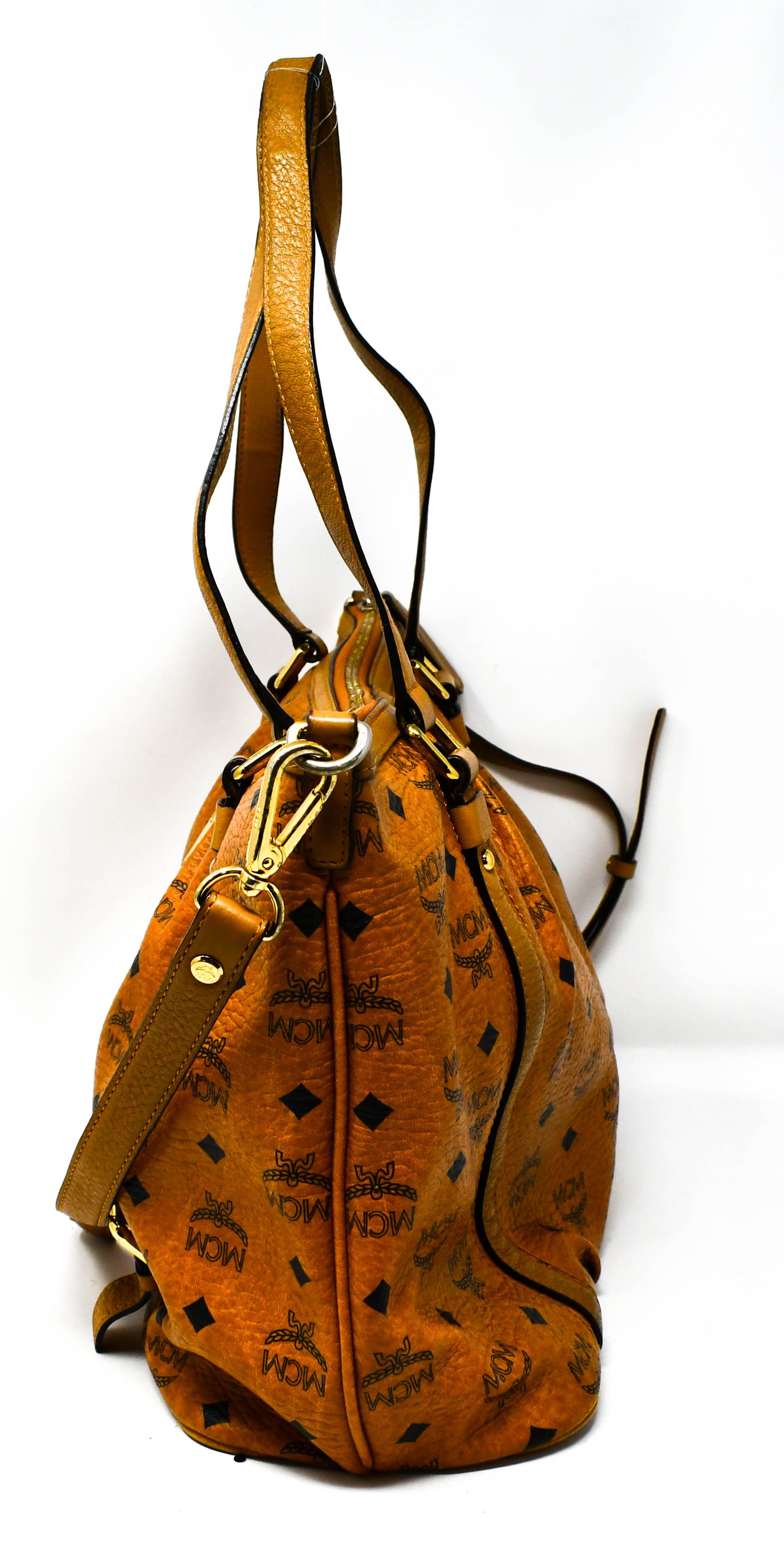 MCM 2Way Bag Cognac