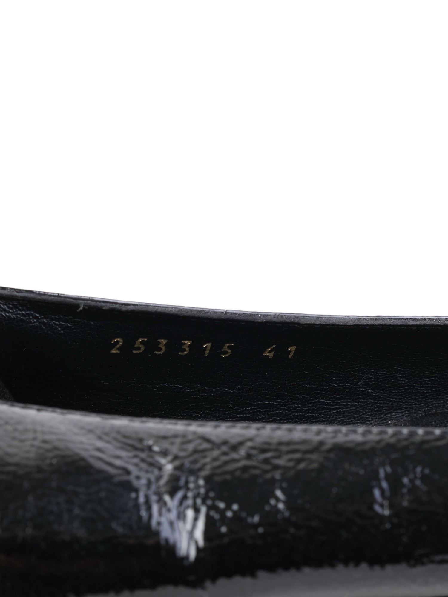 Perfect Gucci Black Leather Ballet Flats Size 41 with Iconic Stripes