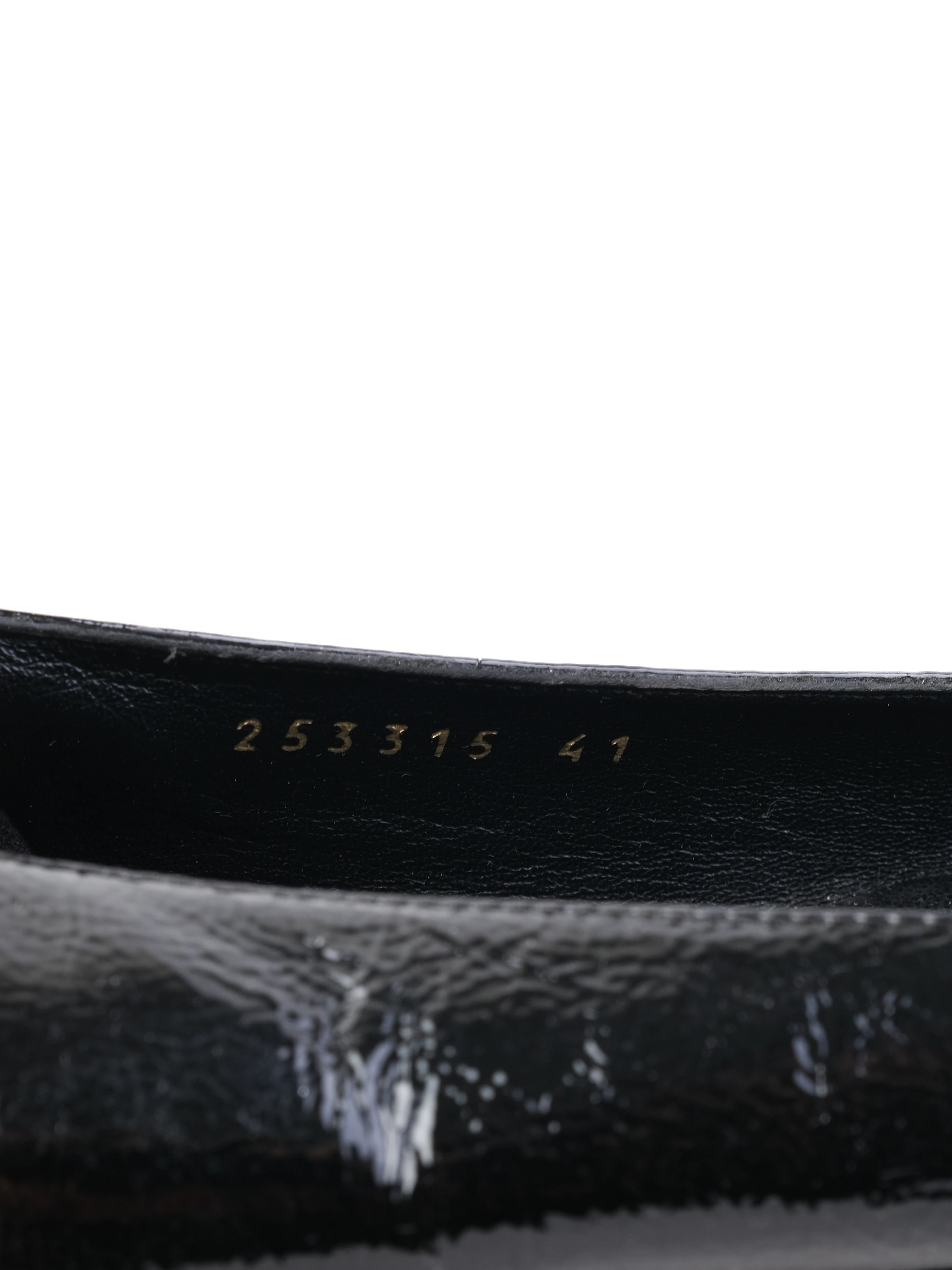 Perfect Gucci Black Leather Ballet Flats Size 41 with Iconic Stripes