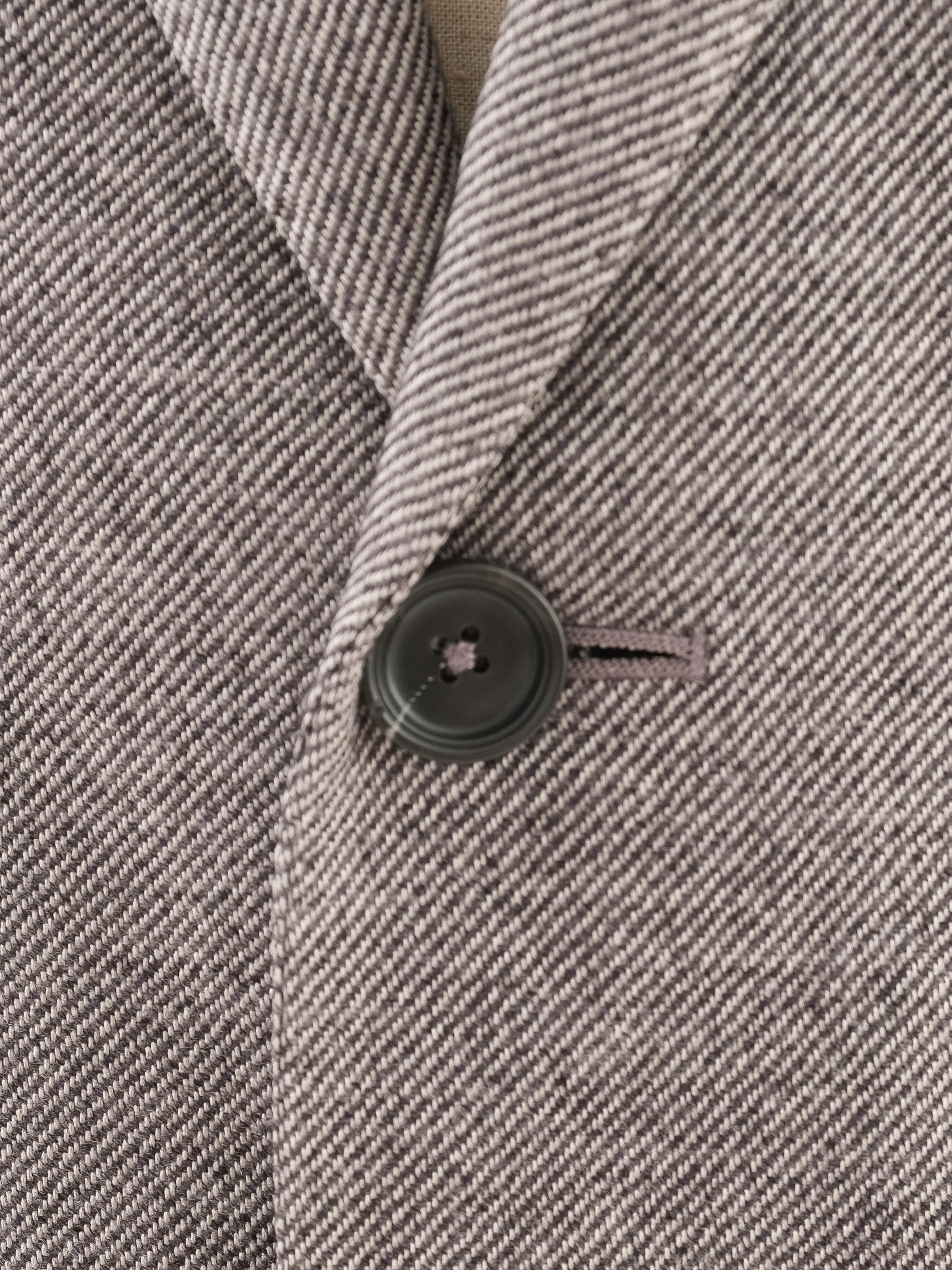 Excellent Ermenegildo Zegna Gray Cupro Blazer Size M