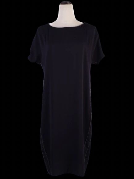 Excellent Brunello Cucinelli Blue Silk Dress Size M Women