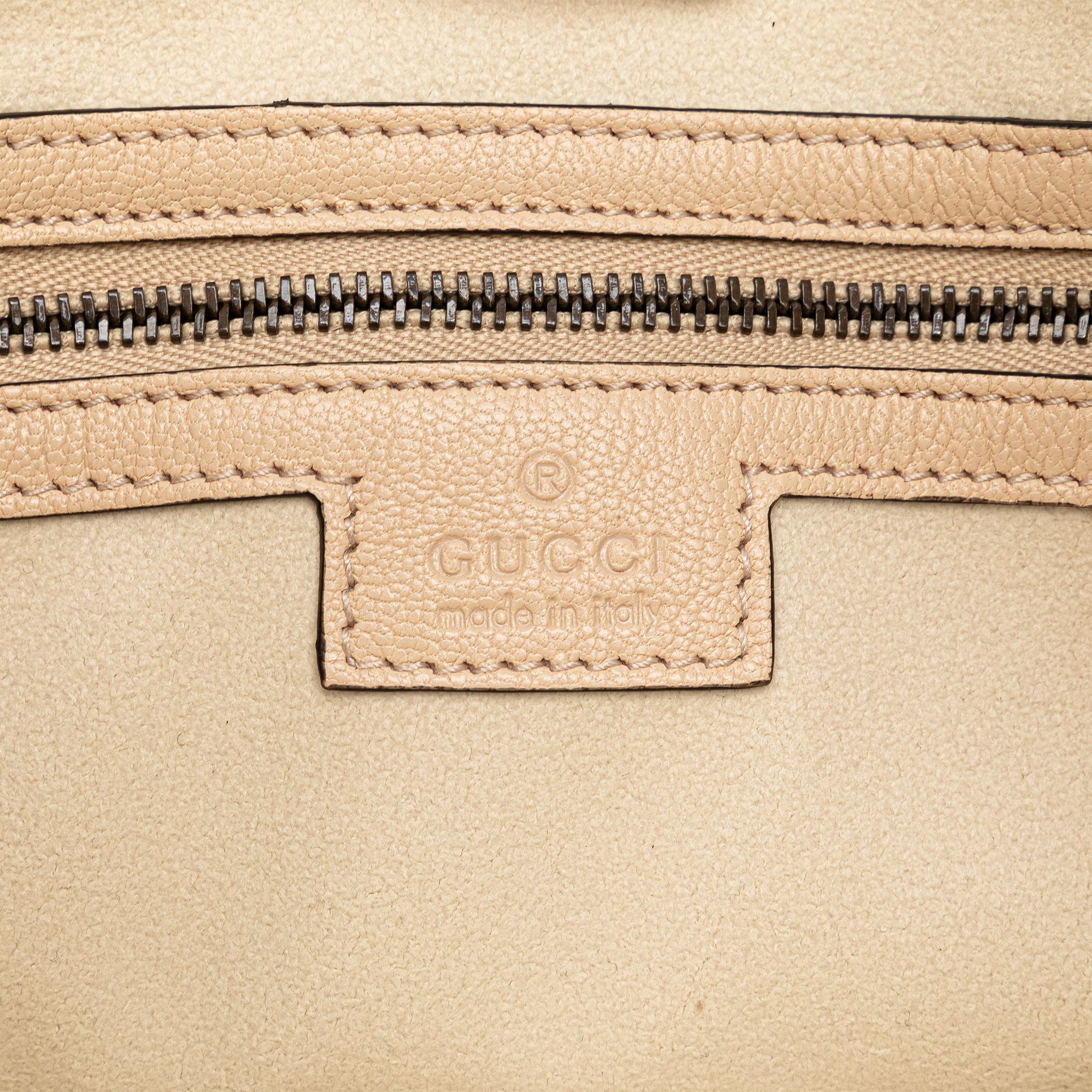 Gucci Medium Leather Aphrodite Crossbody Brown
