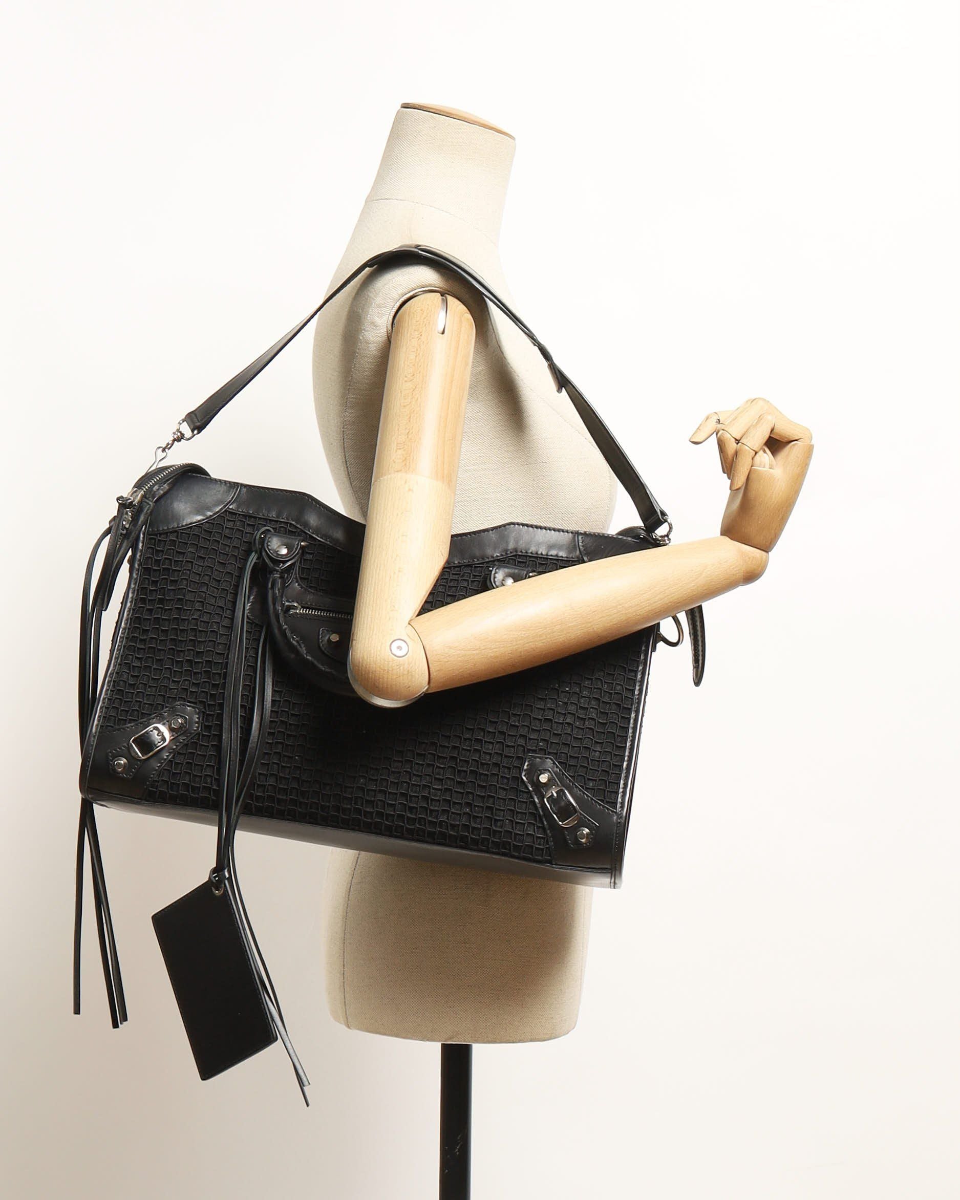 Balenciaga Mesh Classic City Motocross Bag