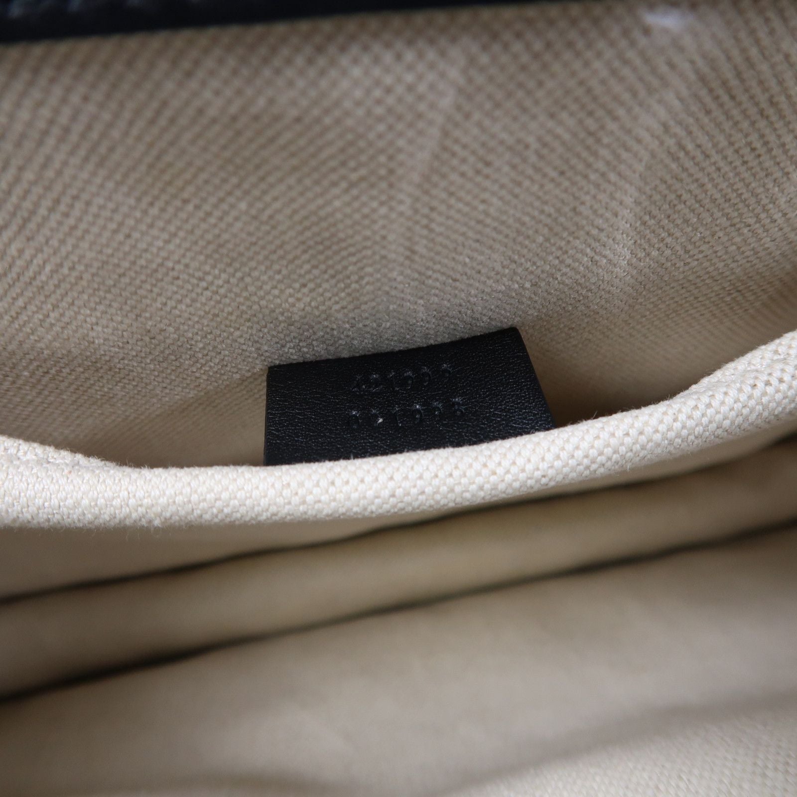Gucci Cowhide Leather 2Way Shoulder Hand-turned Shoulder Bag Black/red/green 2way Shoulder Bag Black Red Black Green Re
