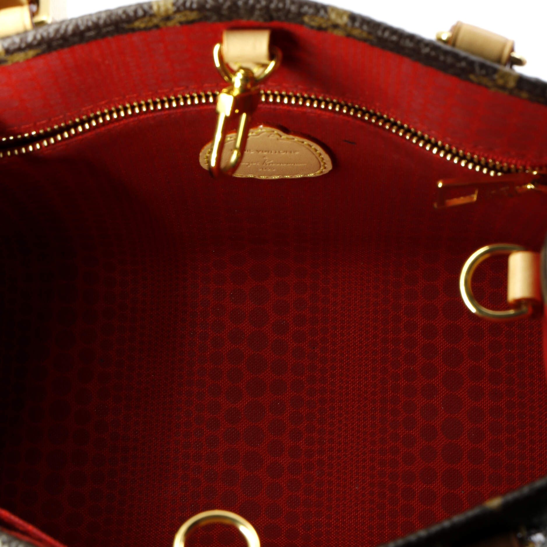 Louis Vuitton Onthego Tote Yayoi Kusama Painted Dots Monogram Canvas Pm