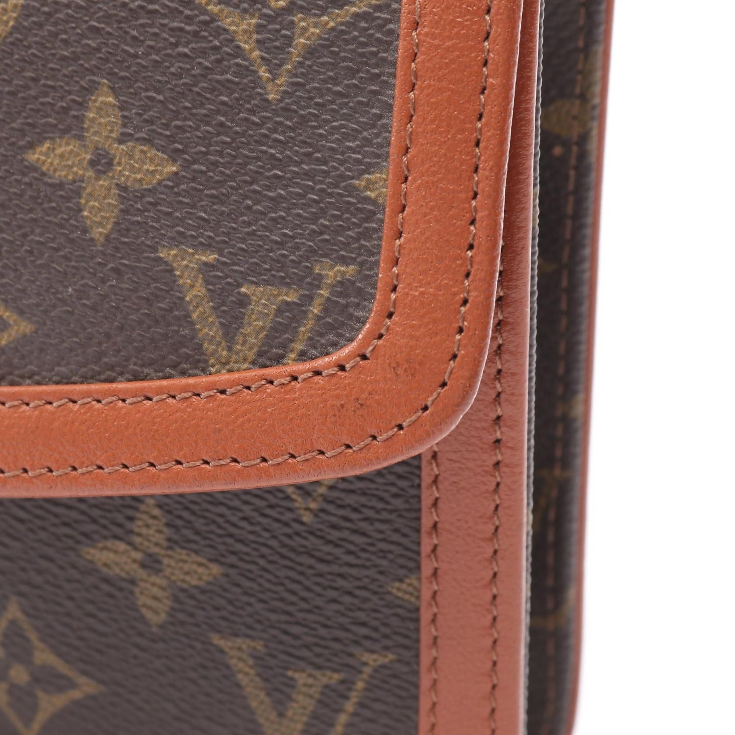 Louis Vuitton Pochette Dam Gm Brown Business Bag Clutch Bag M 51810