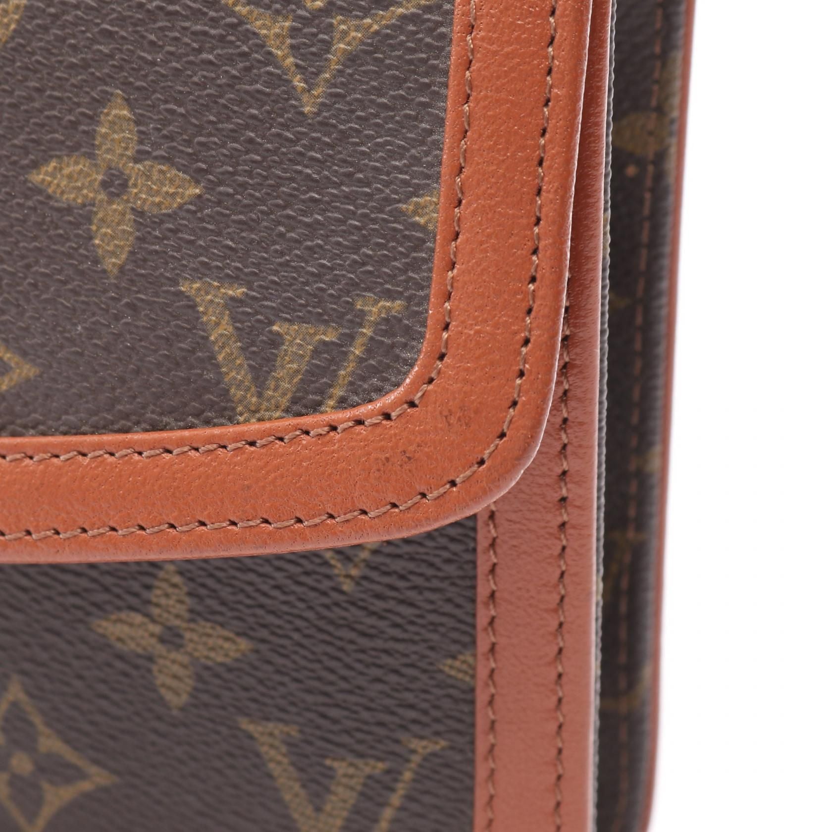 Louis Vuitton Pochette Dam Gm Brown Business Bag Clutch Bag M 51810