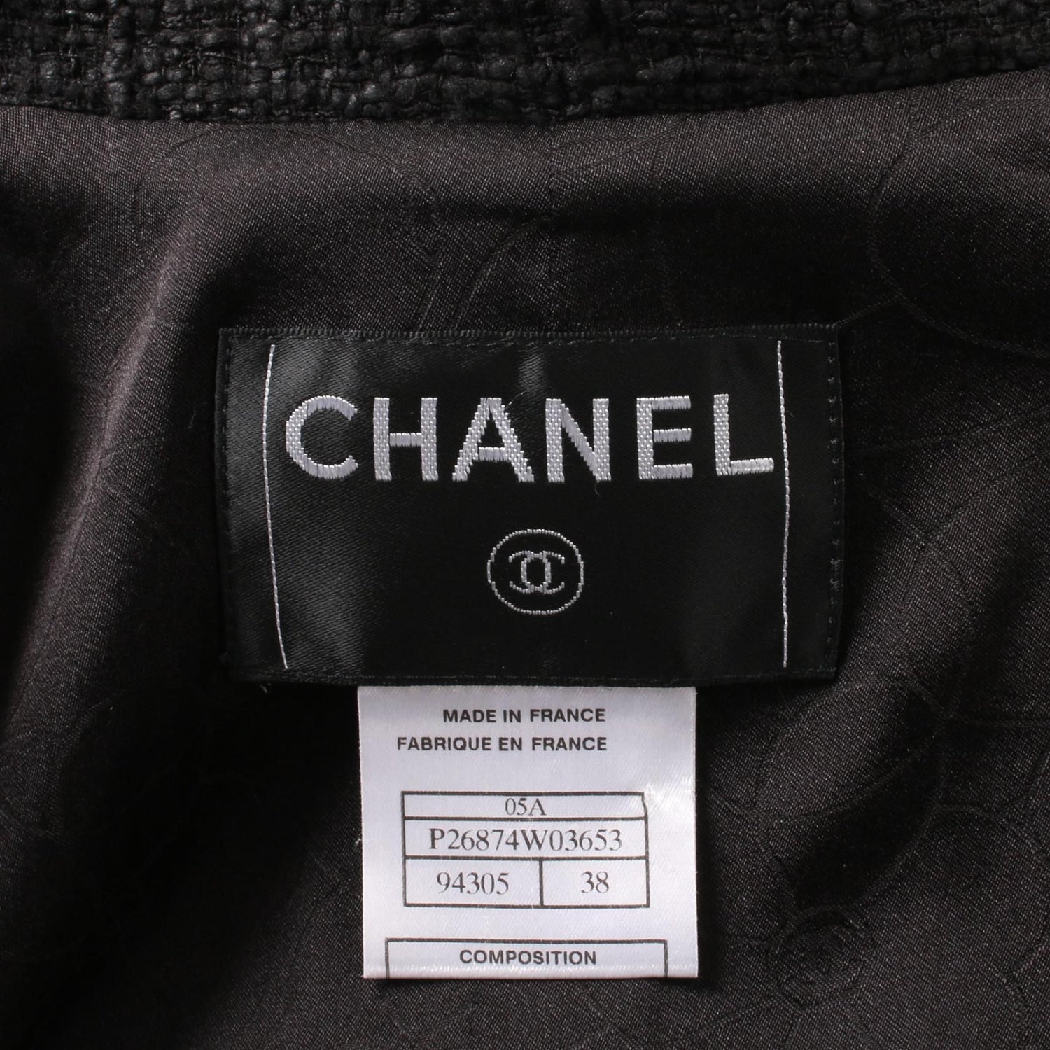Chanel Black Other Jackets Other Cotton / Rayon P 26874w 03653