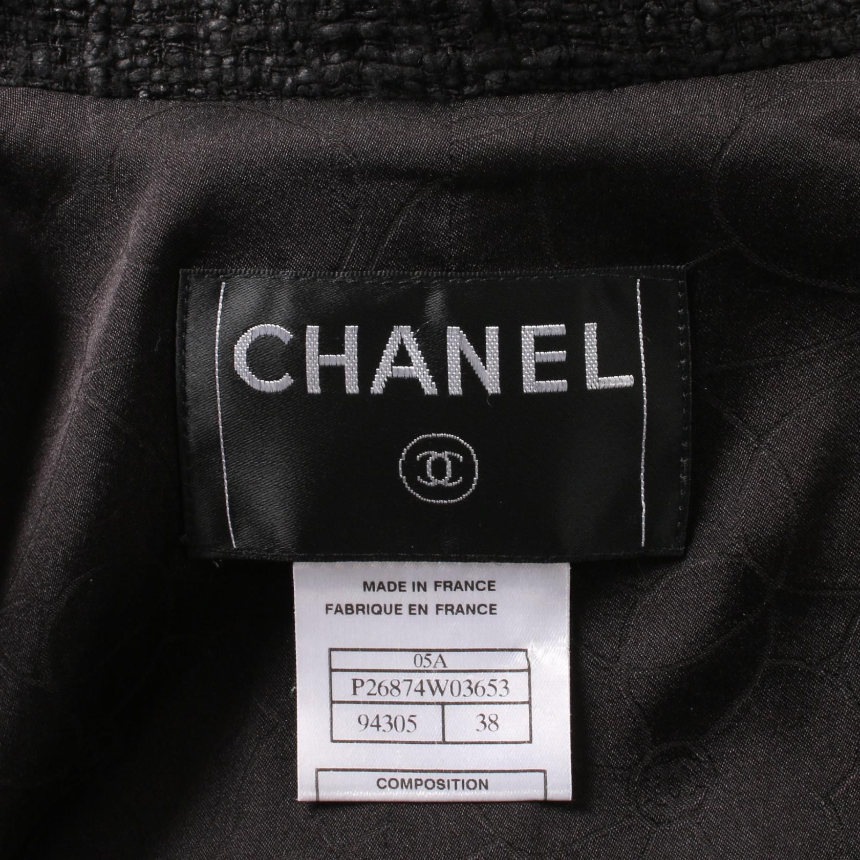 Chanel Black Other Jackets Other Cotton / Rayon P 26874w 03653