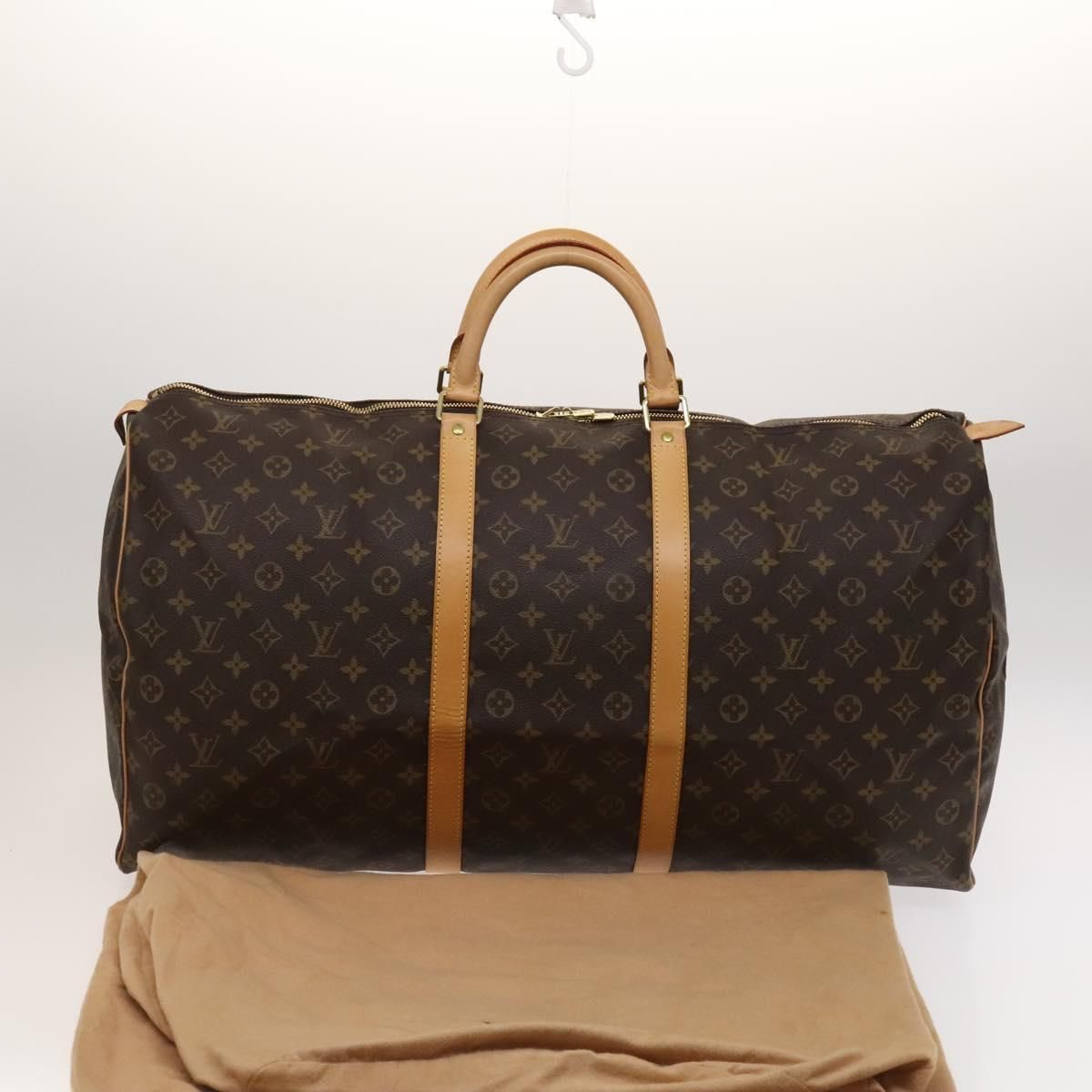 Louis Vuitton Monogram Keepall Bandouliere 60 Boston Bag M 41412 Lv Auth