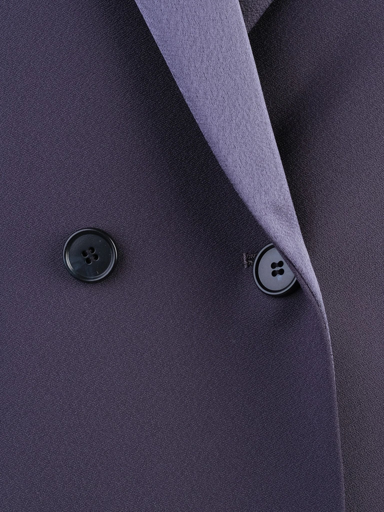 Excellent Reiss Gray Polyester Blazer Double-Breasted Size XXS
