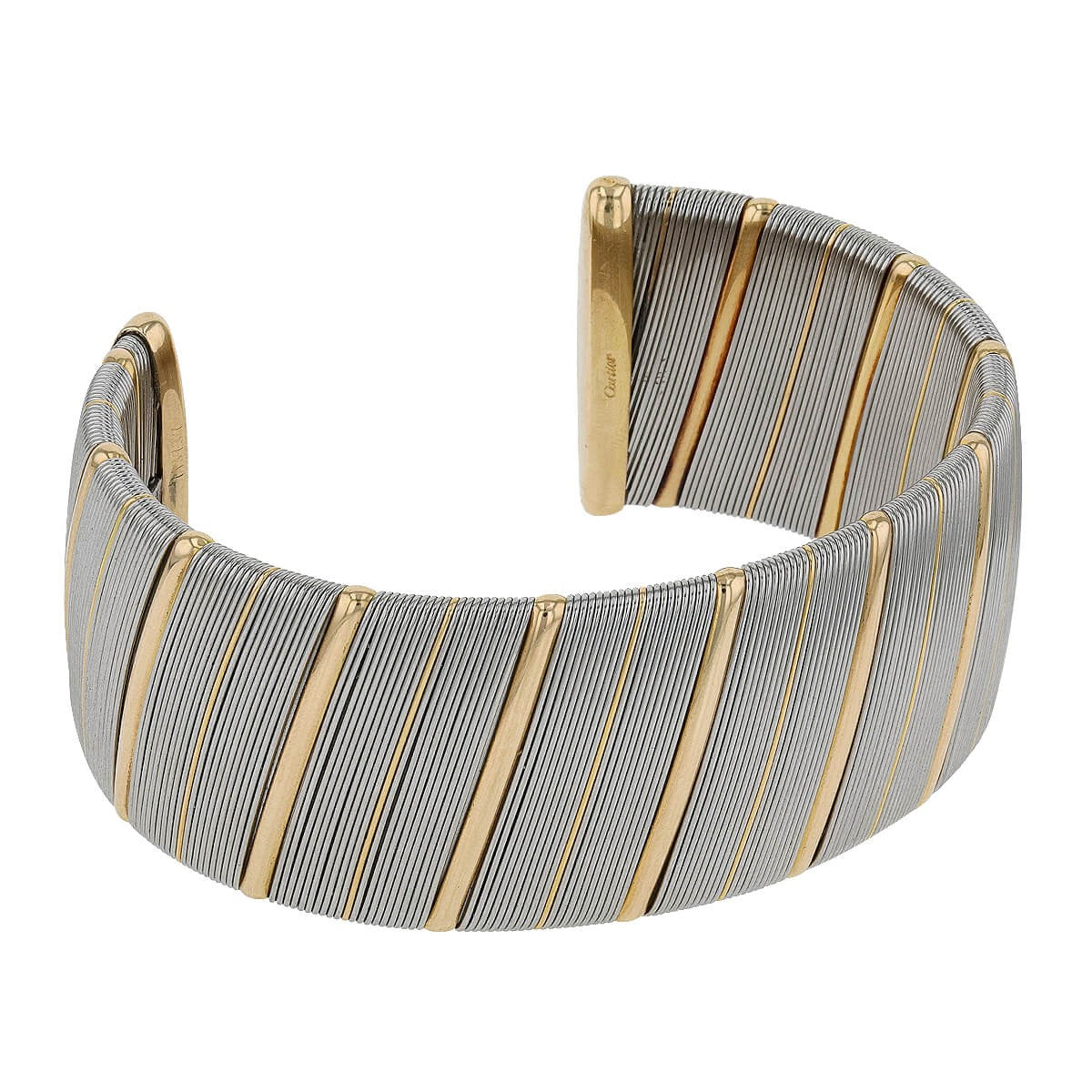 Cartier gold and steel bracelet
