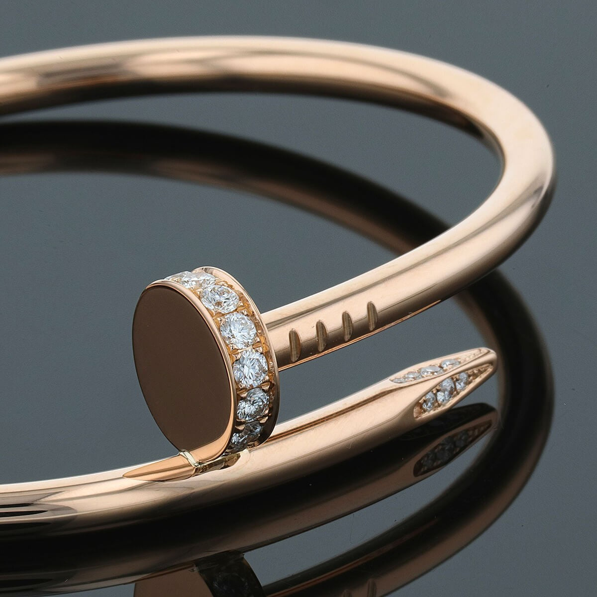 Cartier Juste un Clou diamonds and gold bracelet