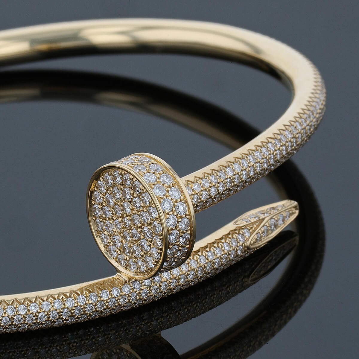 Cartier Juste un Clou diamonds and gold bracelet