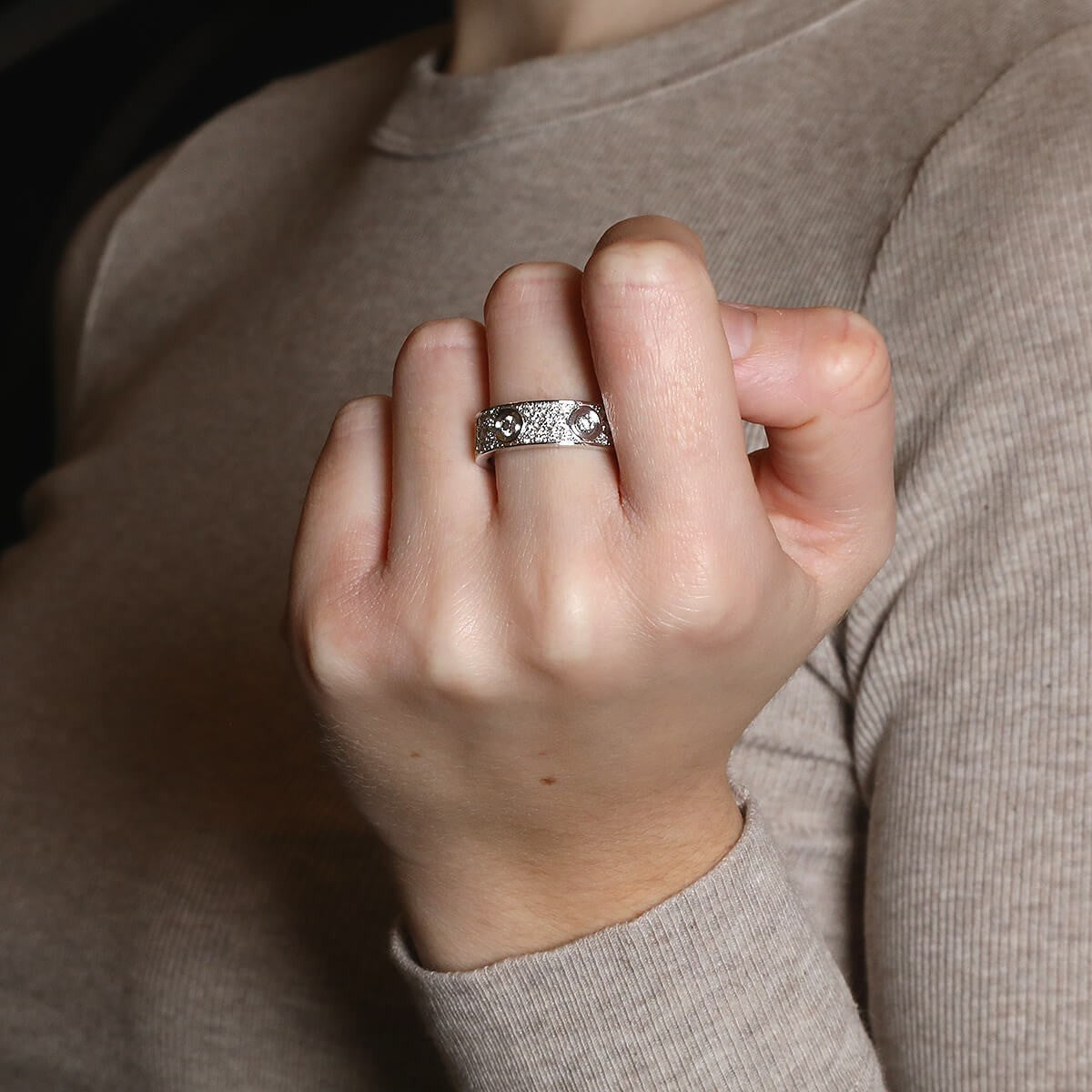 Cartier Love diamonds and gold rings