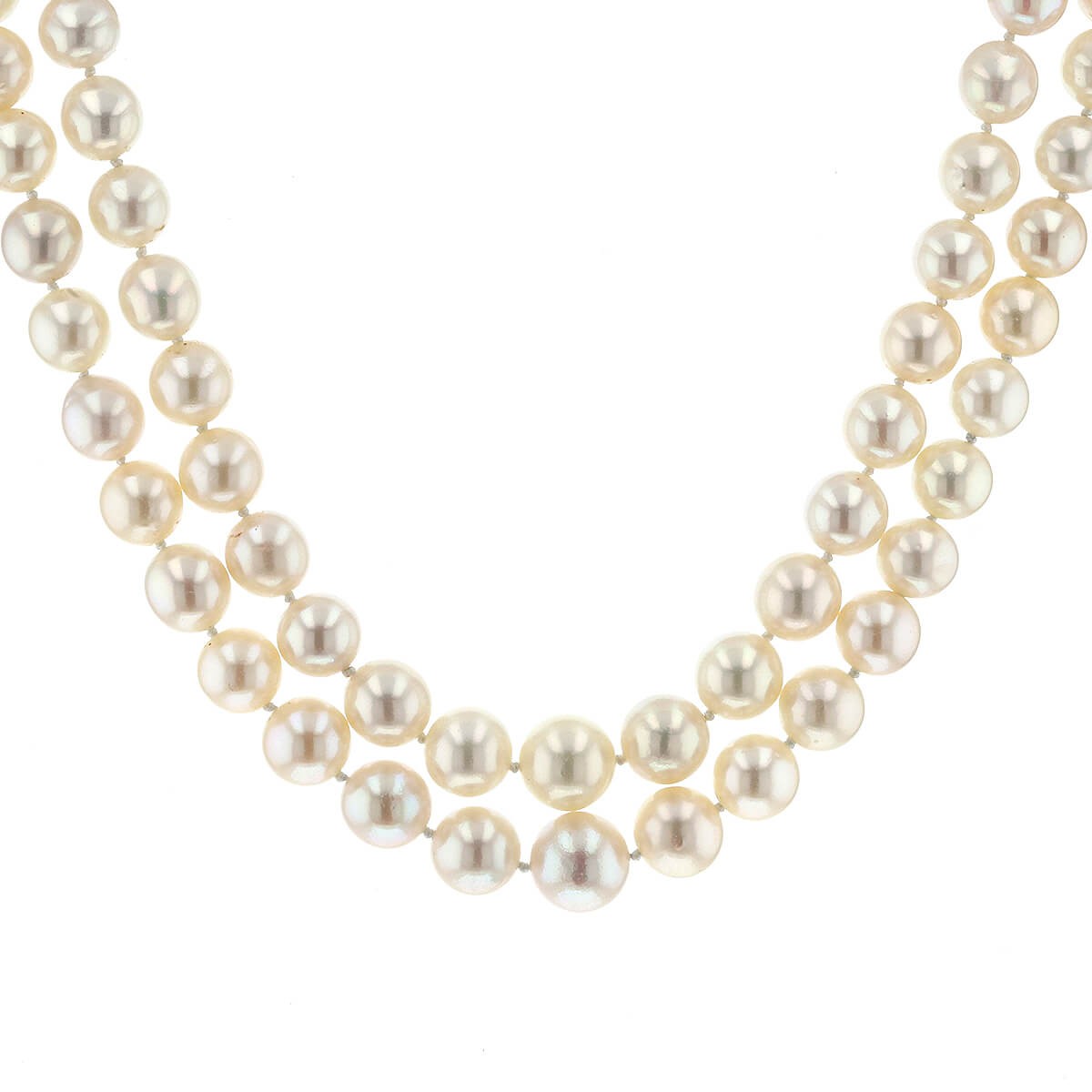 Cartier Mounting Cultured pearl, diamonds and gold necklace