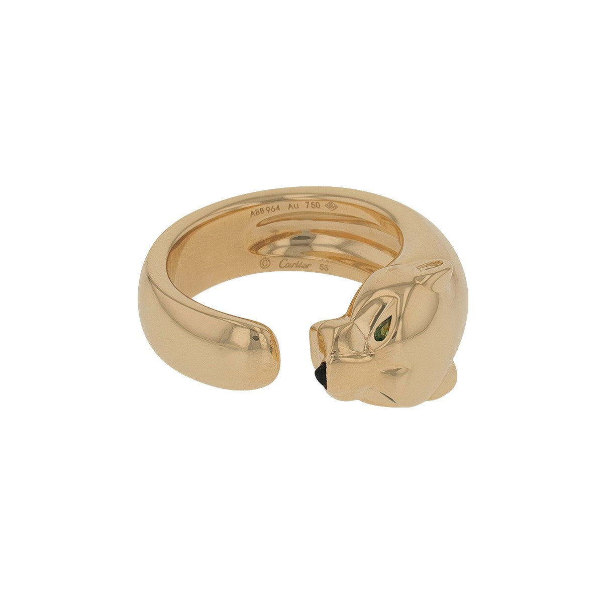 Cartier Panthere garnets, onyx and gold ring