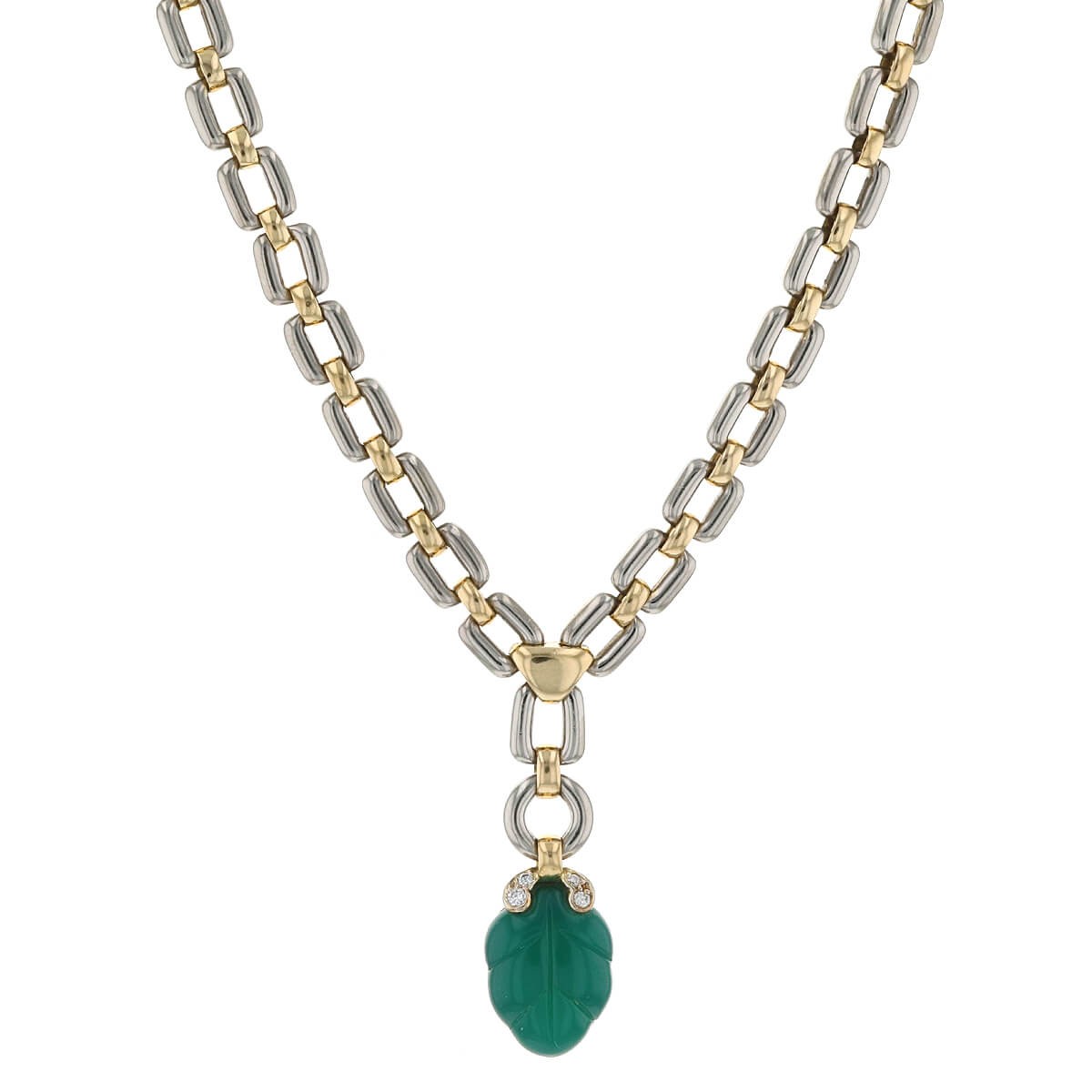 Cartier Patiala gold, chalcedony and diamonds necklace