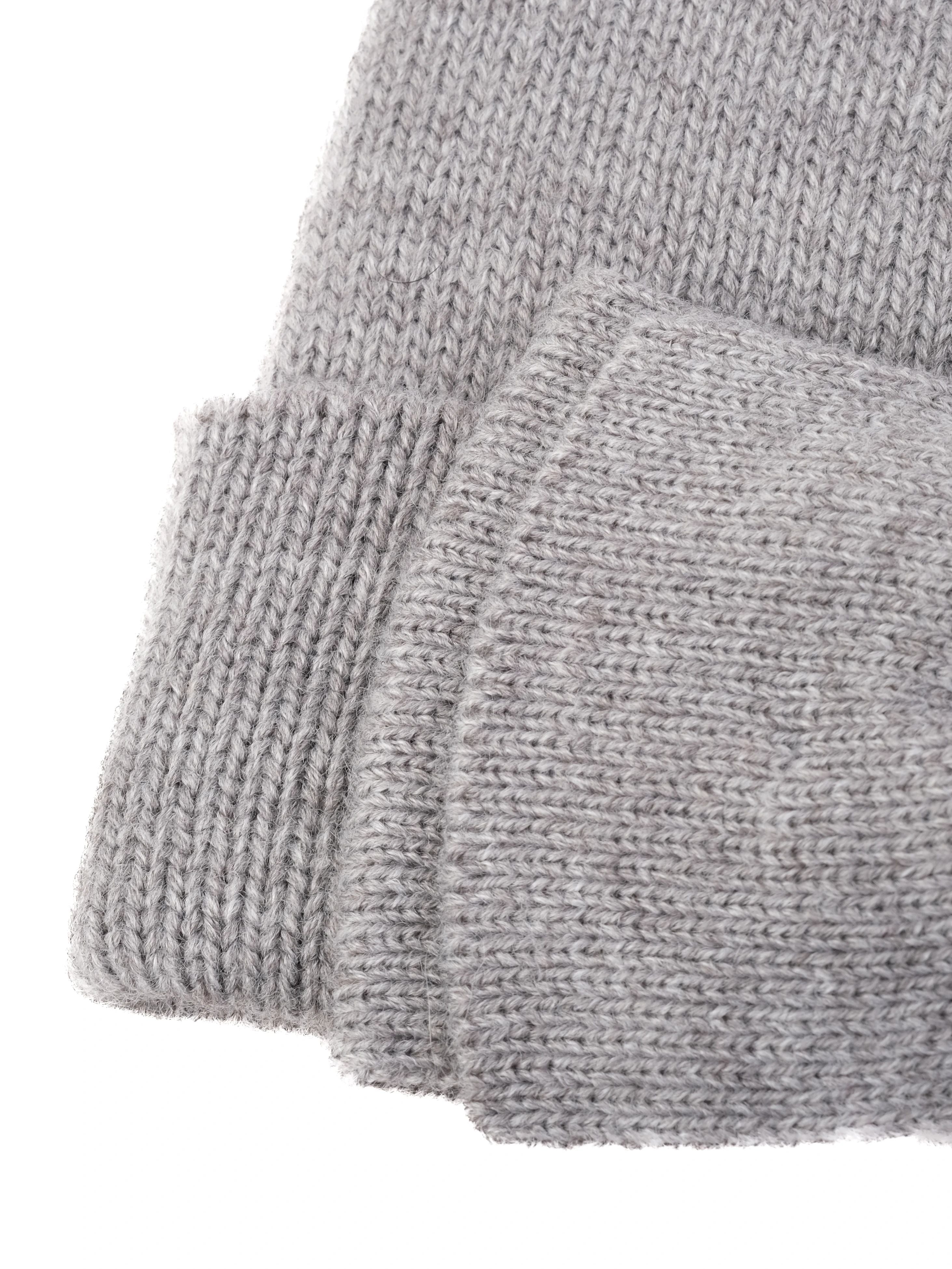 Excellent Kate Spade Gray Wool Beanie Hat with Bow Size S