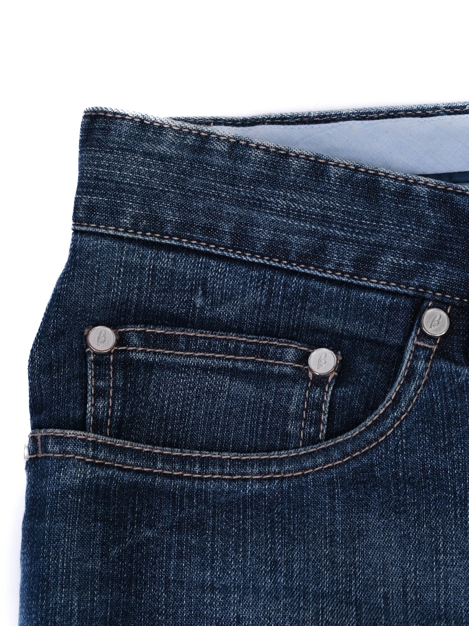 Excellent Brioni Blue Denim Jeans for Men - Size Unspecified