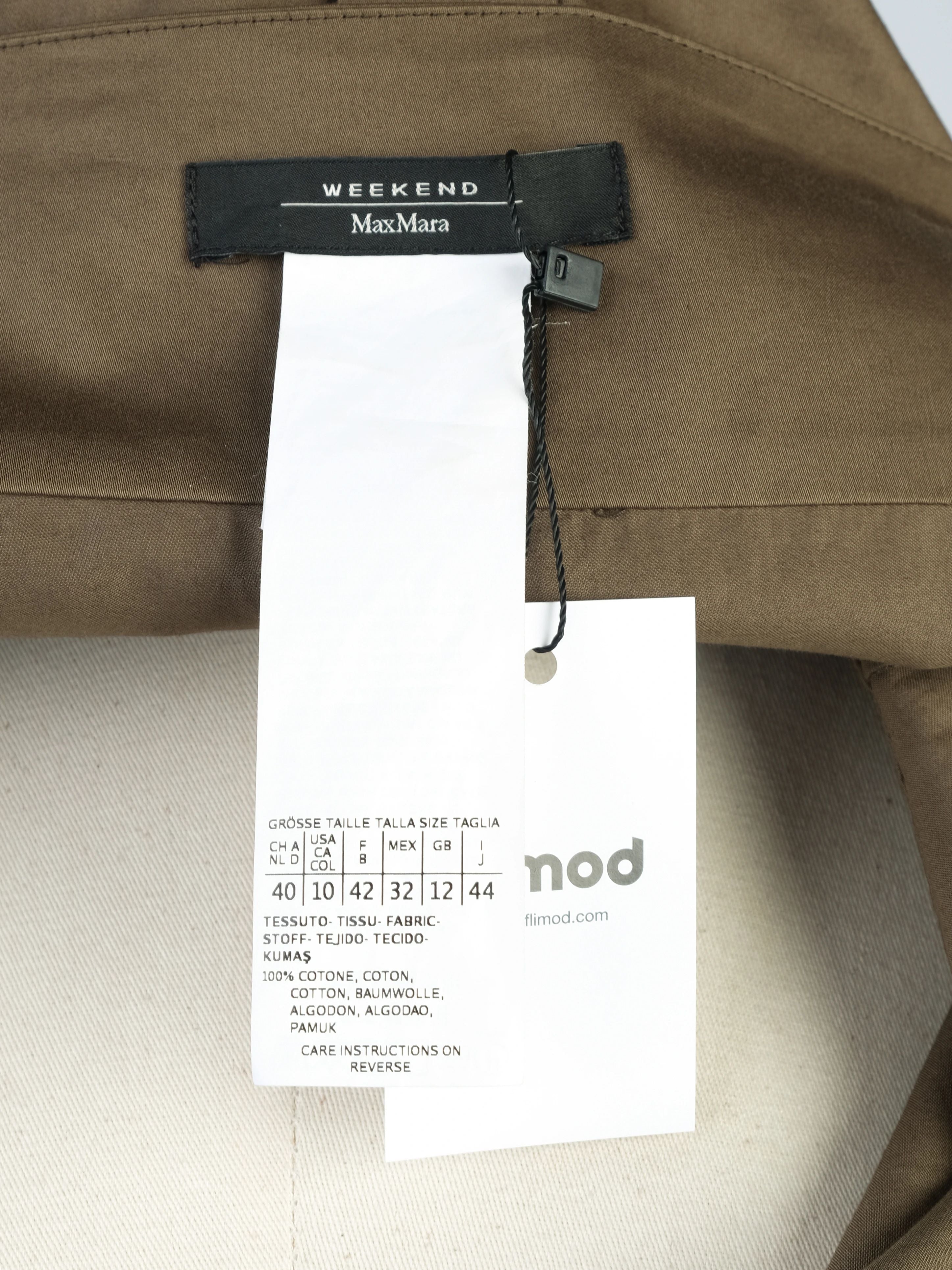 Excellent Weekend MaxMara Green Cotton Wrap Dress Size XL