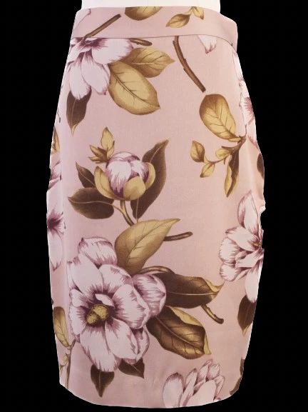 NEW By Malene Birger Floral Skirt Pink Size S