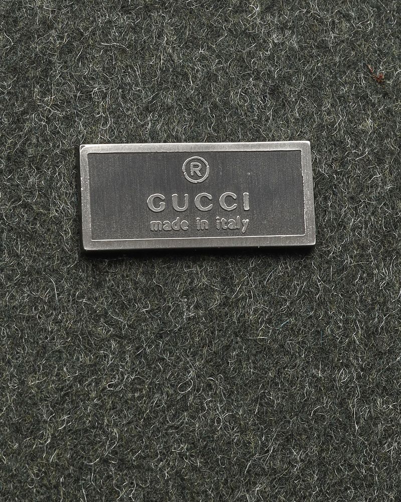 Gucci Bamboo Wool Tote Bag