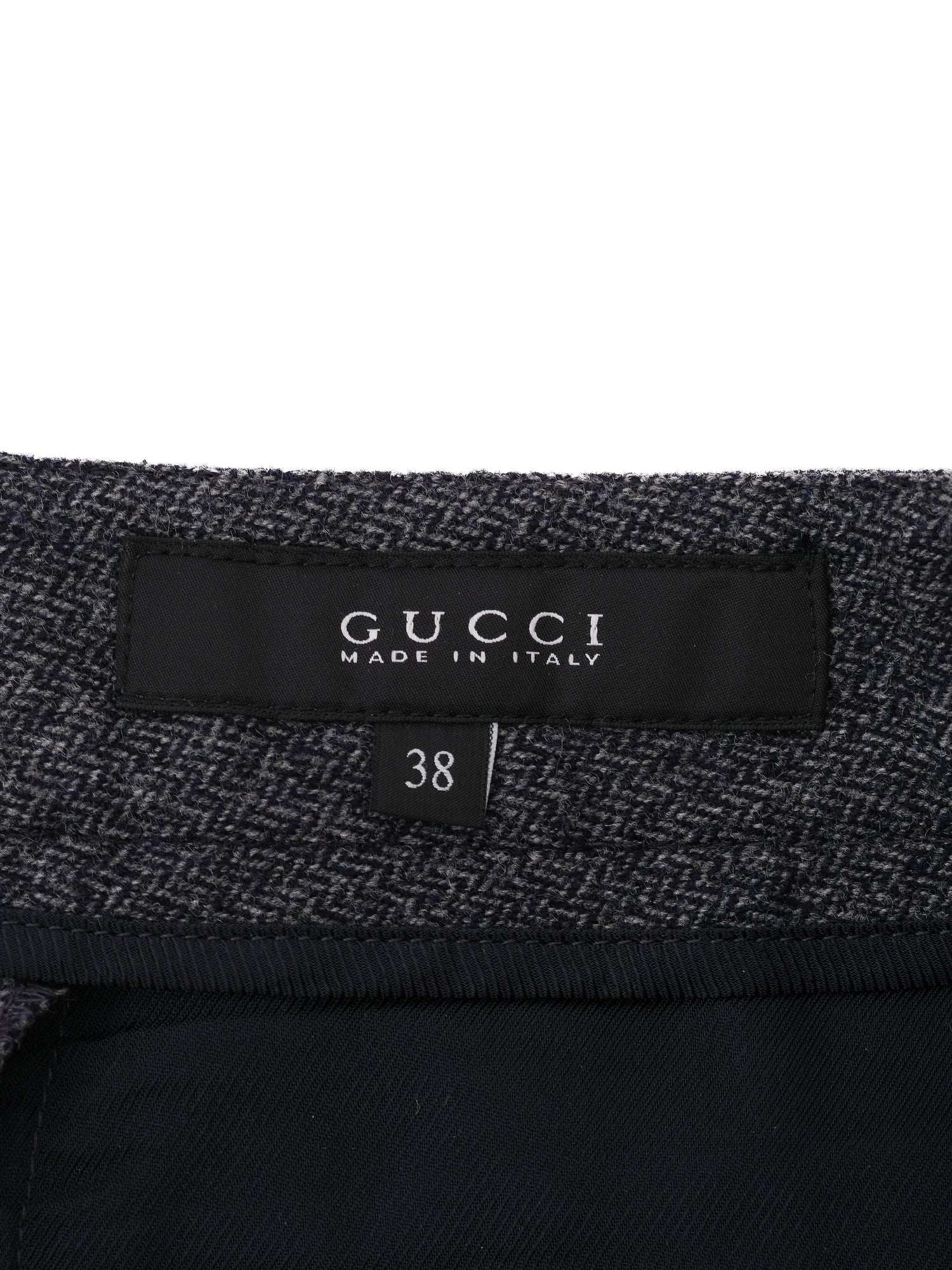 Excellent Gucci Gray Wool Knee-Length Shorts Size 38 S