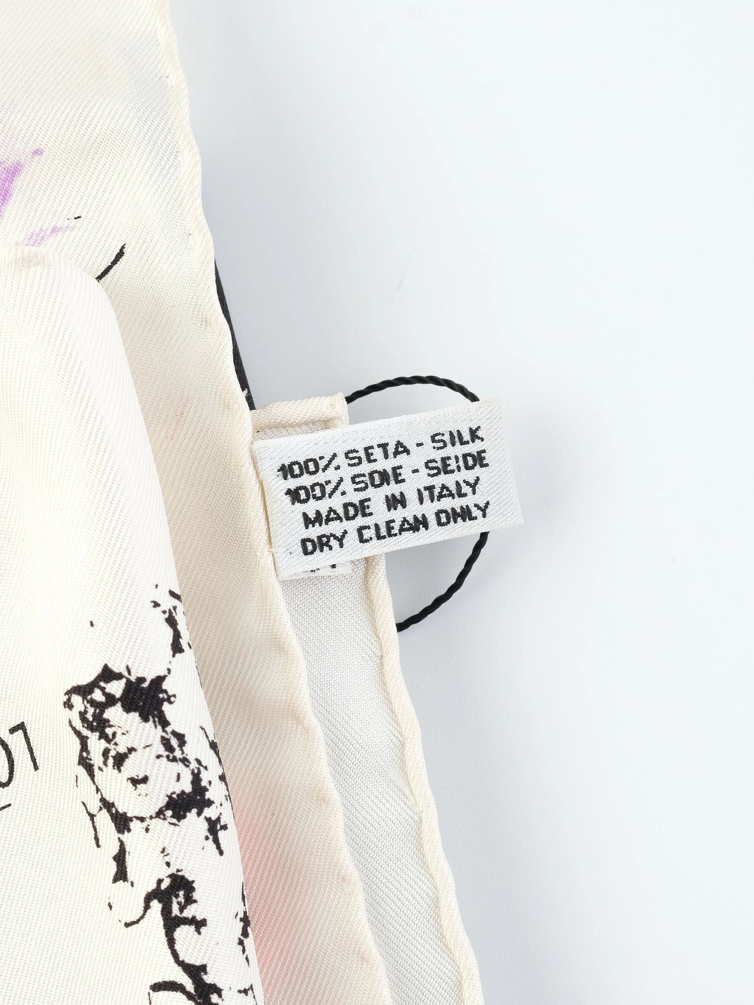 Perfect Longchamp Floral Design Silk Scarf Combined Colors 100% Silk