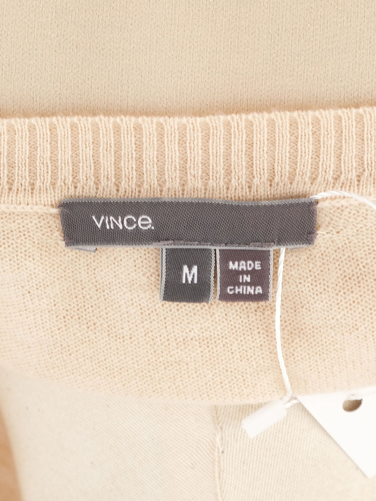 Excellent Vince Orange Wool Sweater Size M for Women