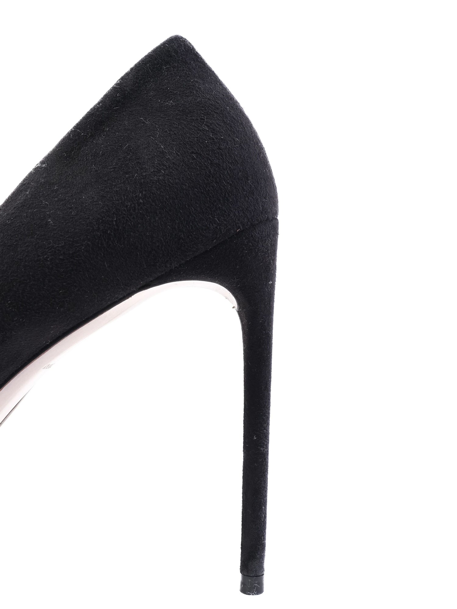 Excellent Miu Miu Black High-Heeled Stiletto Shoes Size 41.5 Leather