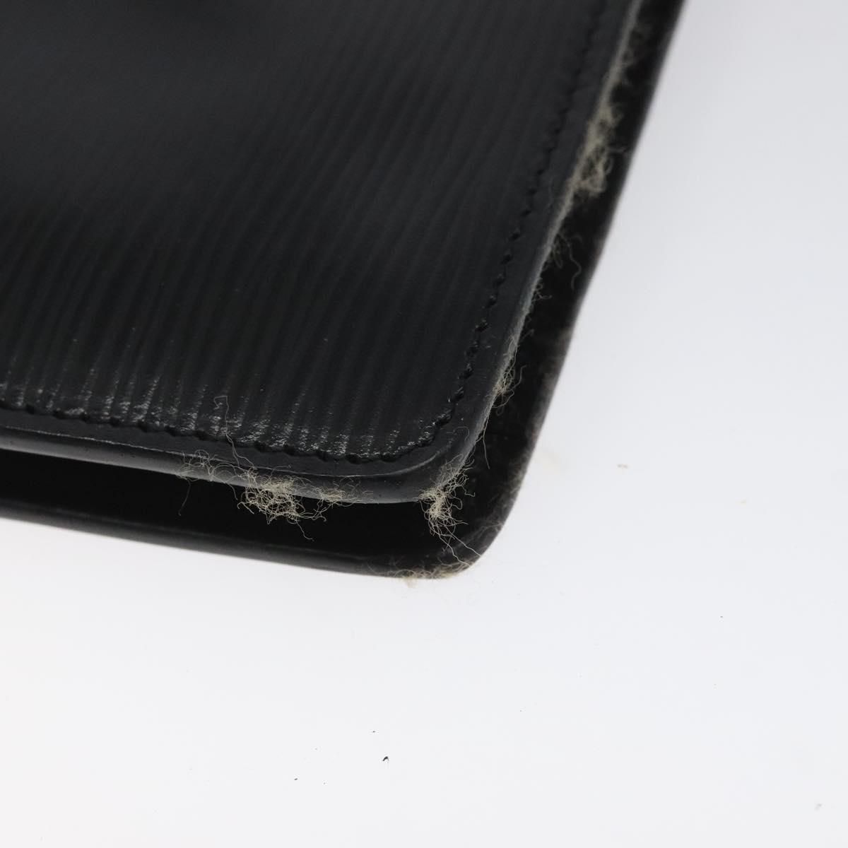 Louis Vuitton Epi Montaigne 27 Clutch Bag Black M 52652 Lv Auth